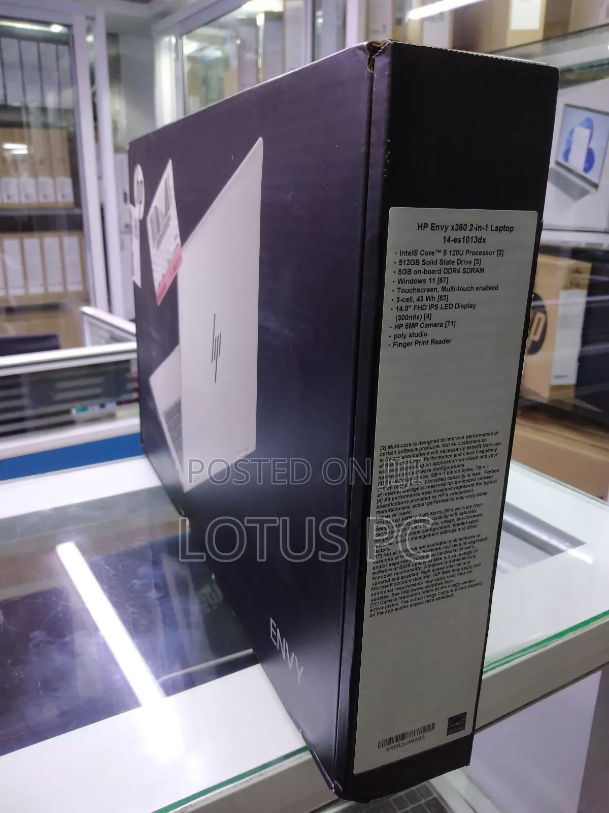 New Laptop HP Envy 14 8GB Intel Core I5 SSD 512GB
