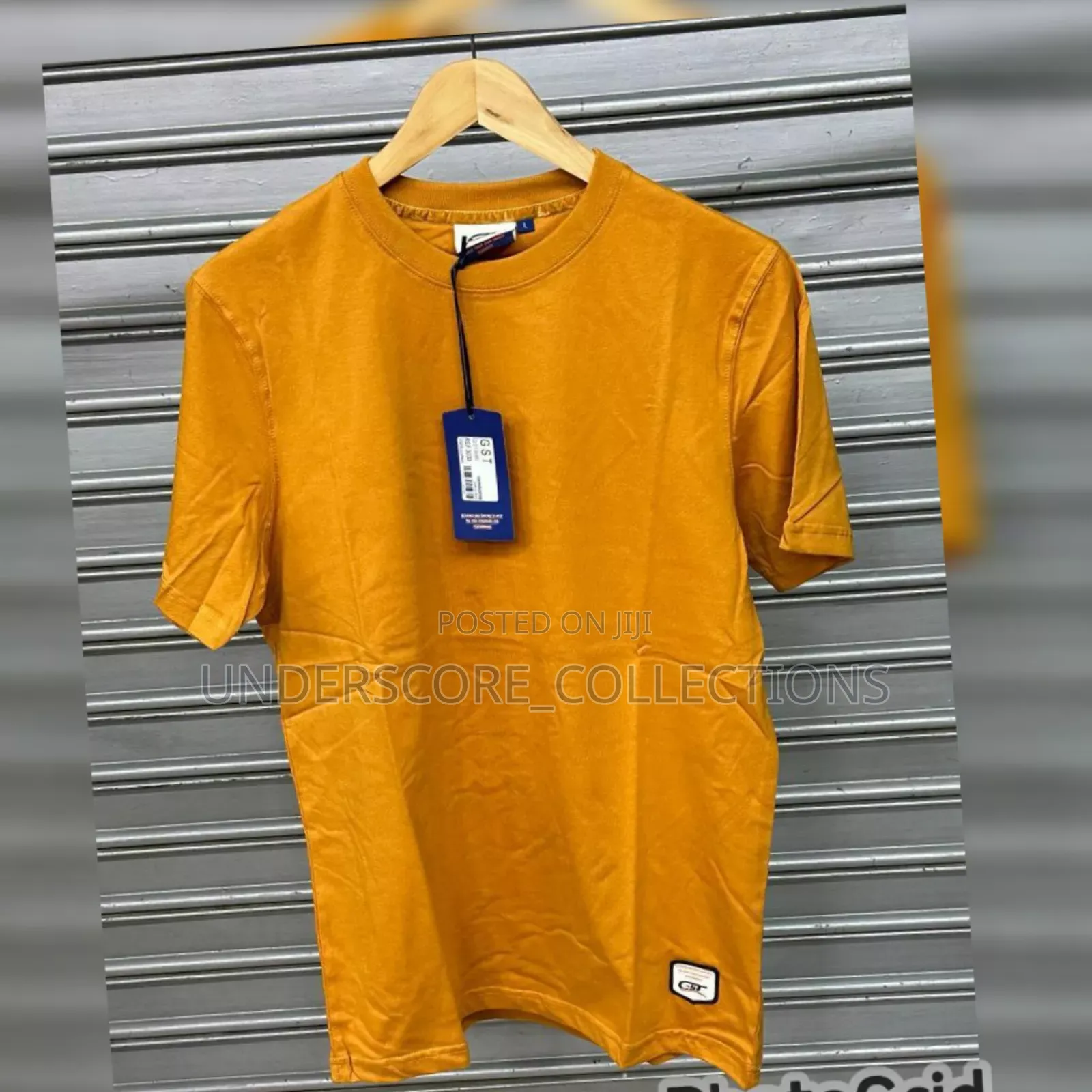Mustard Short Sleeved Men's T-Shirts