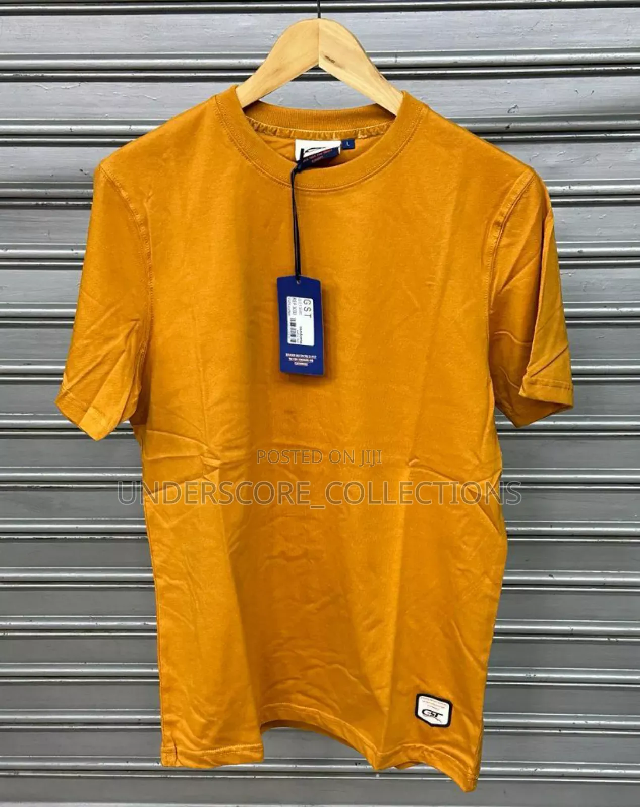 Mustard Short Sleeved Men's T-Shirts