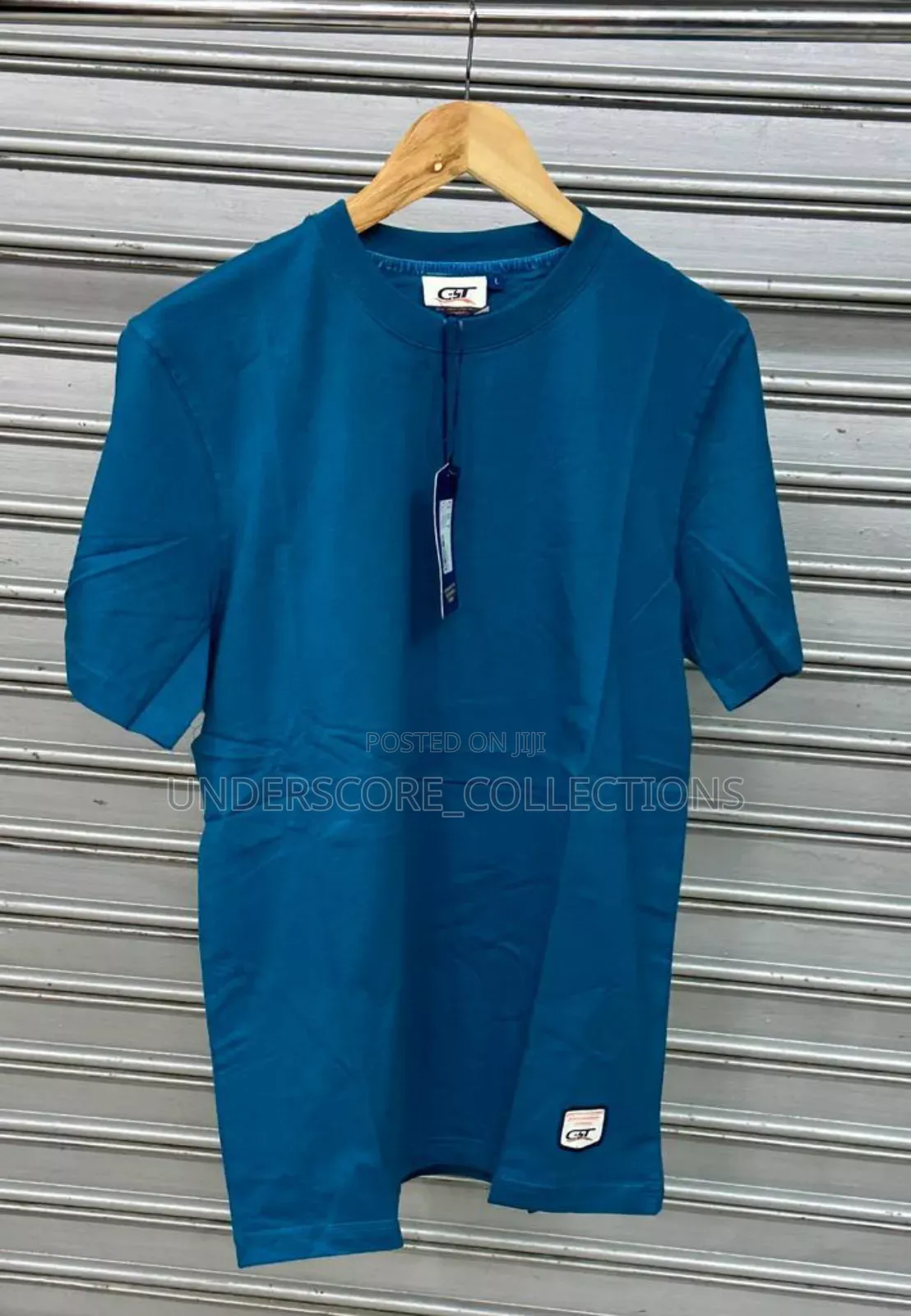 Sky Blue Short Sleeved Men's T-Shirts