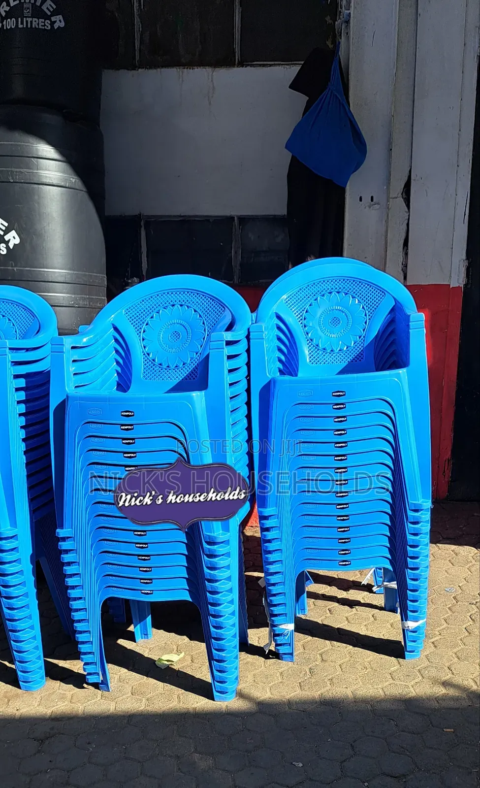 Blue Plastic Chair