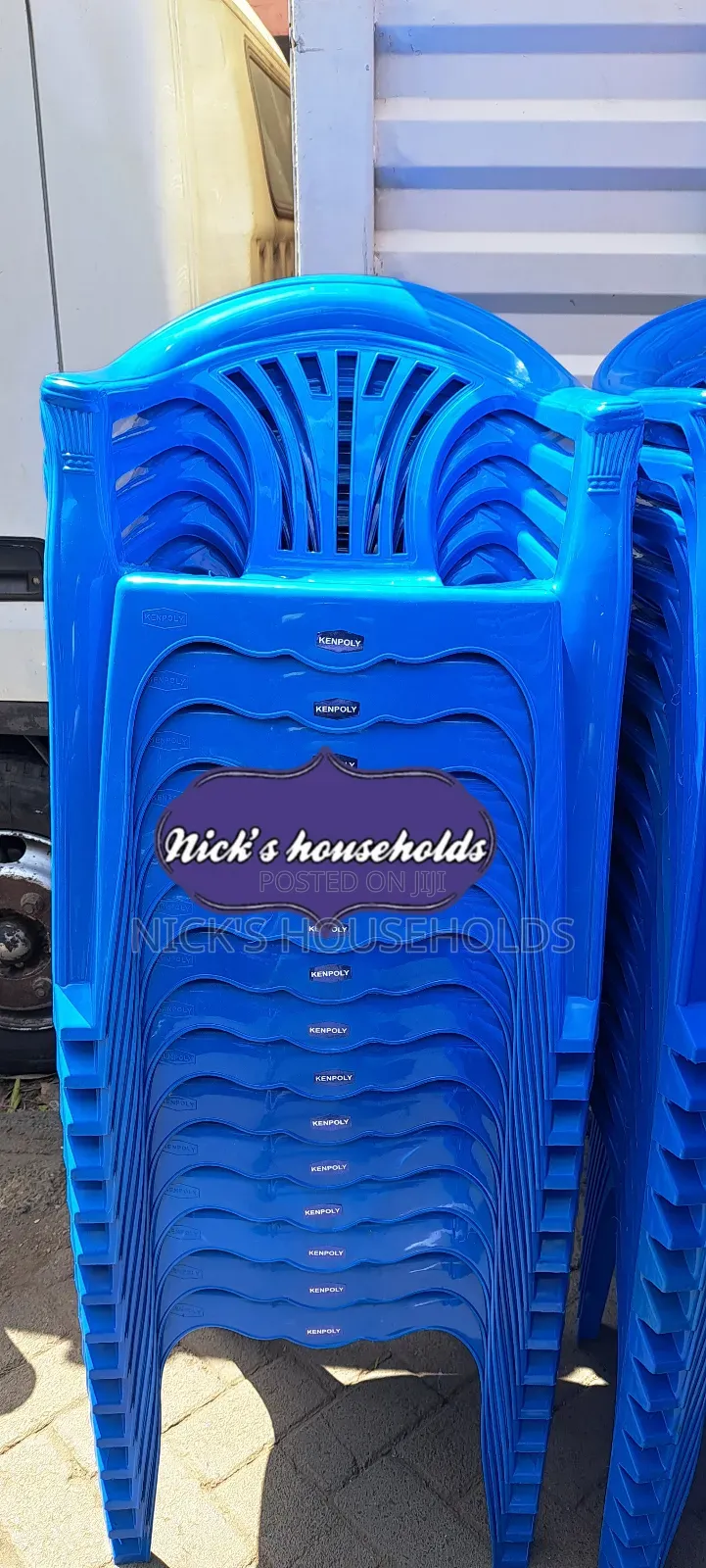 Plastic Chairs Blue