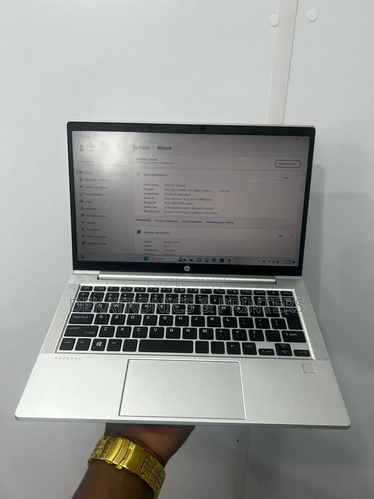 New Laptop HP 16GB AMD Ryzen 5 SSD 256GB