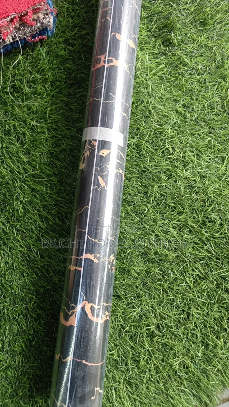 Contact Paper Black With Gold Patterns Available