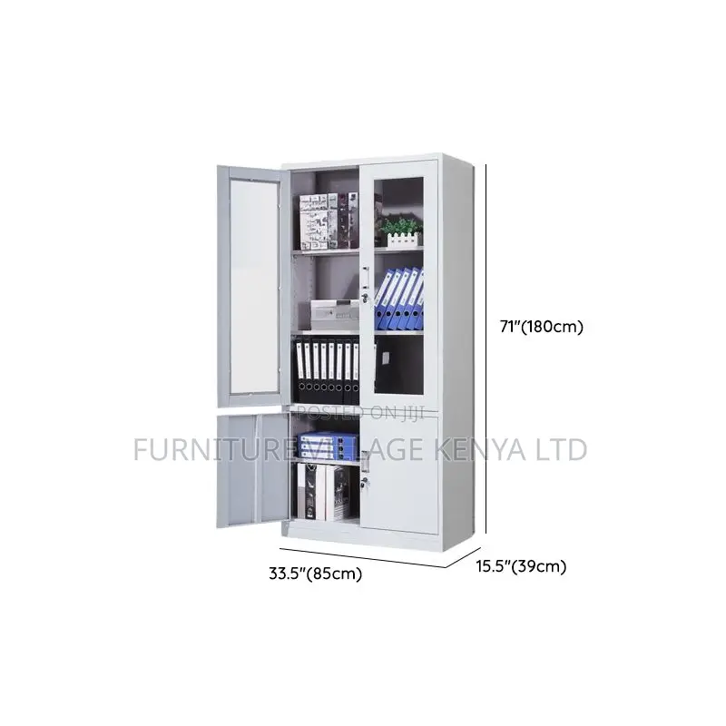 Office Cabinets Two Door Metallic Steel Storage Cupboard