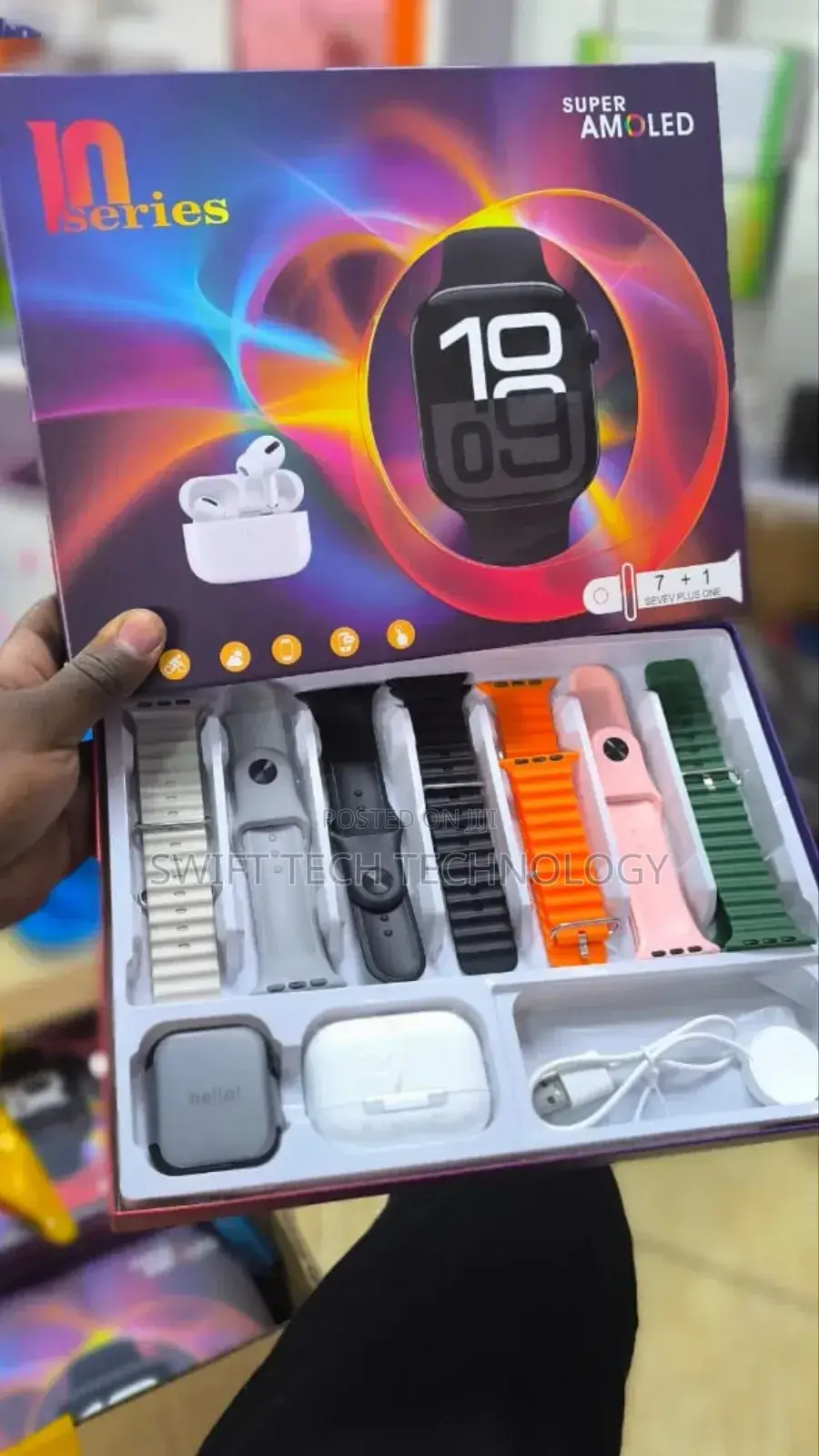 Smart Watch Súper Almoled 7 Im 1 Smart Watch