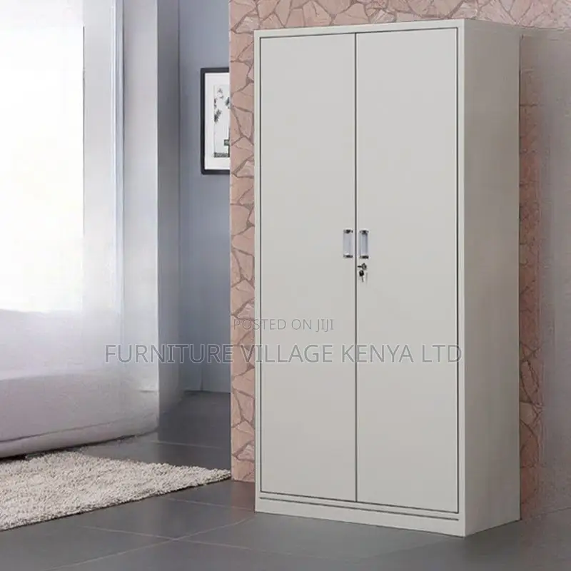 Storage Cabinet: Steel Storage Cabinet With Two Doors