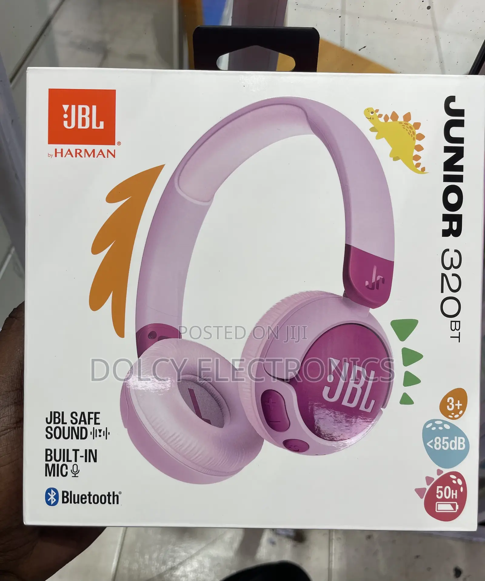 JBL Junior 320bt | Wireless on-Ear Kids Headphones