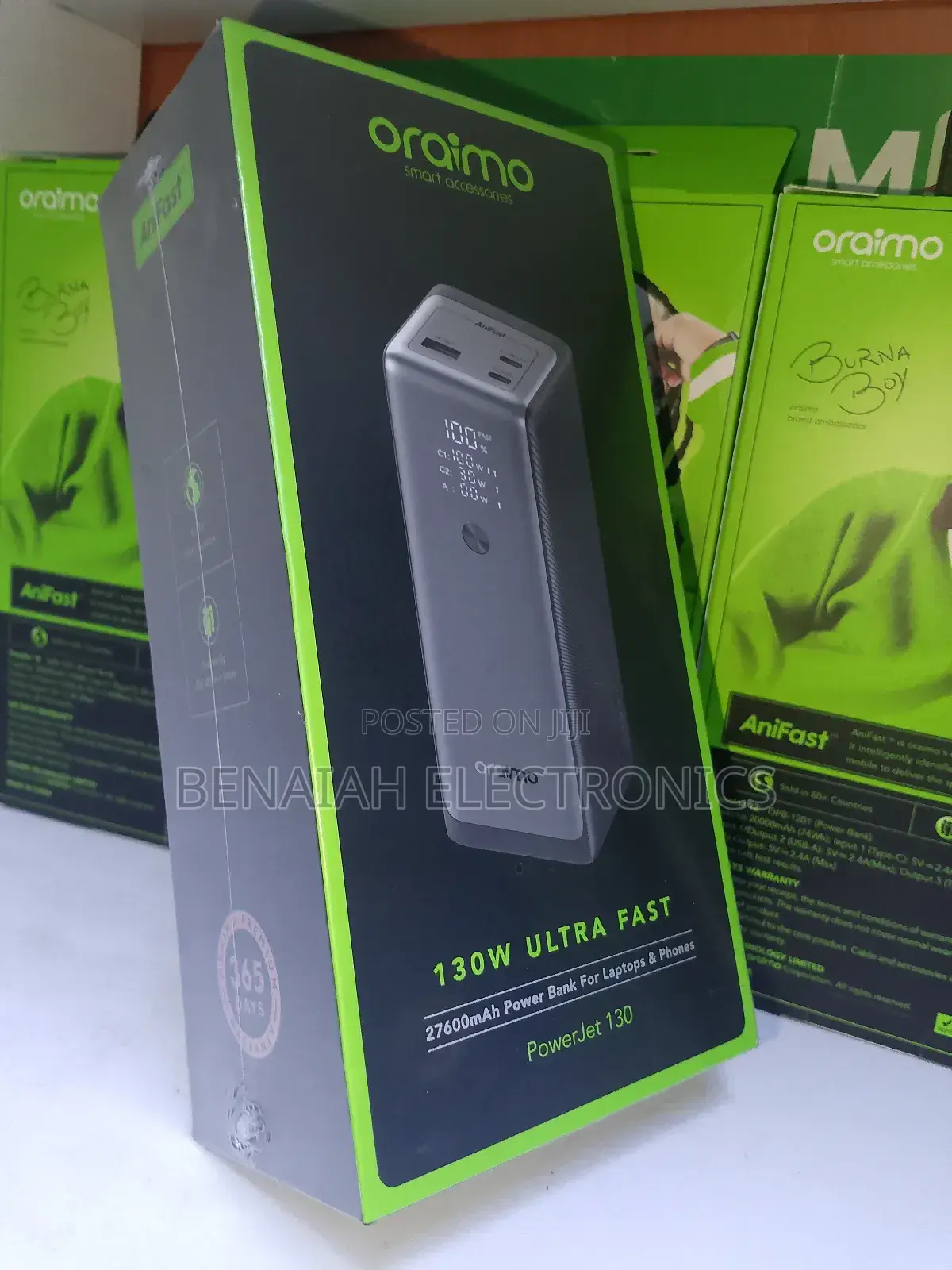27600 Watts Oraimo Powerbank for Laptop and Phones
