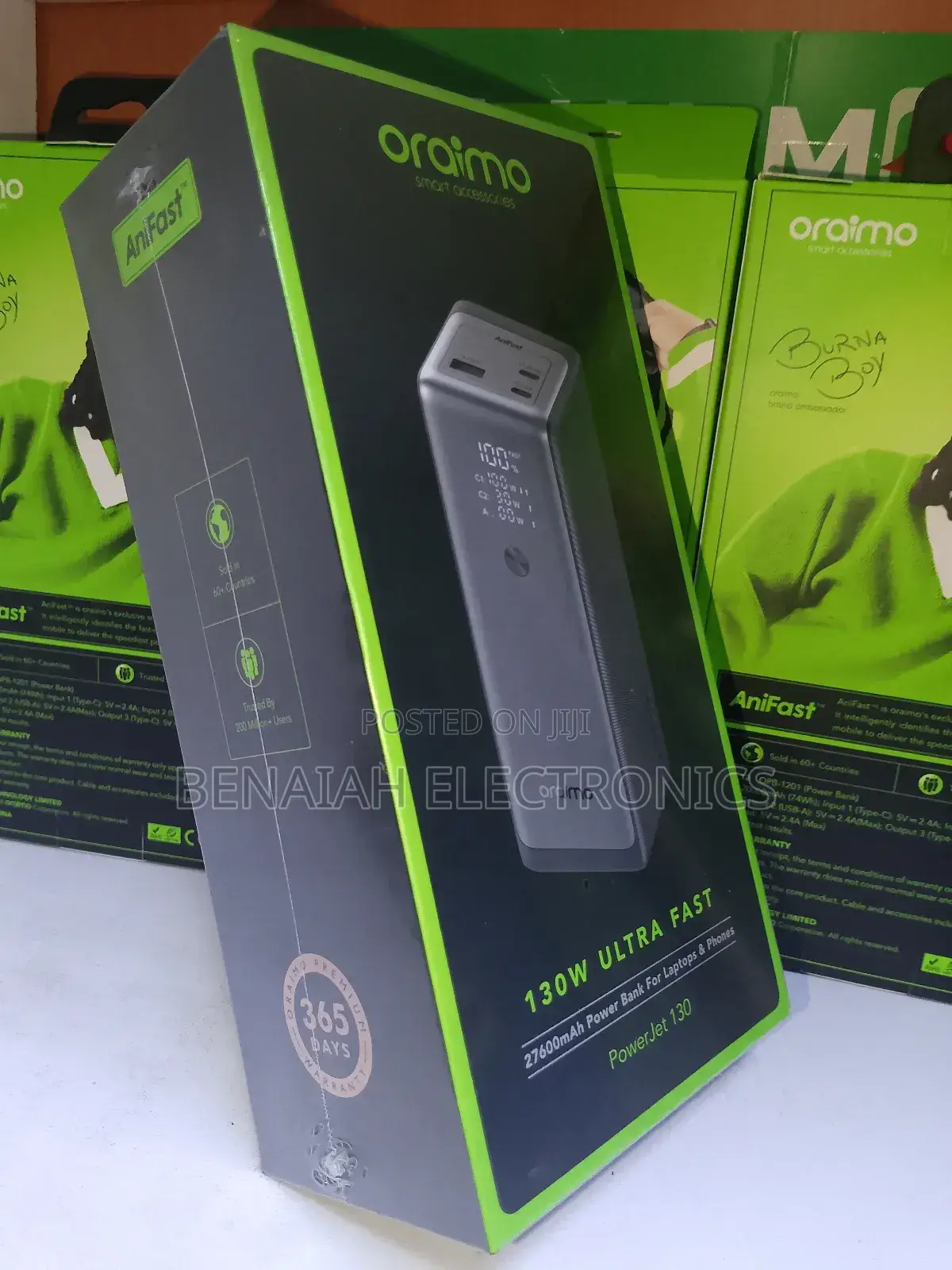 27600 Watts Oraimo Powerbank for Laptop and Phones