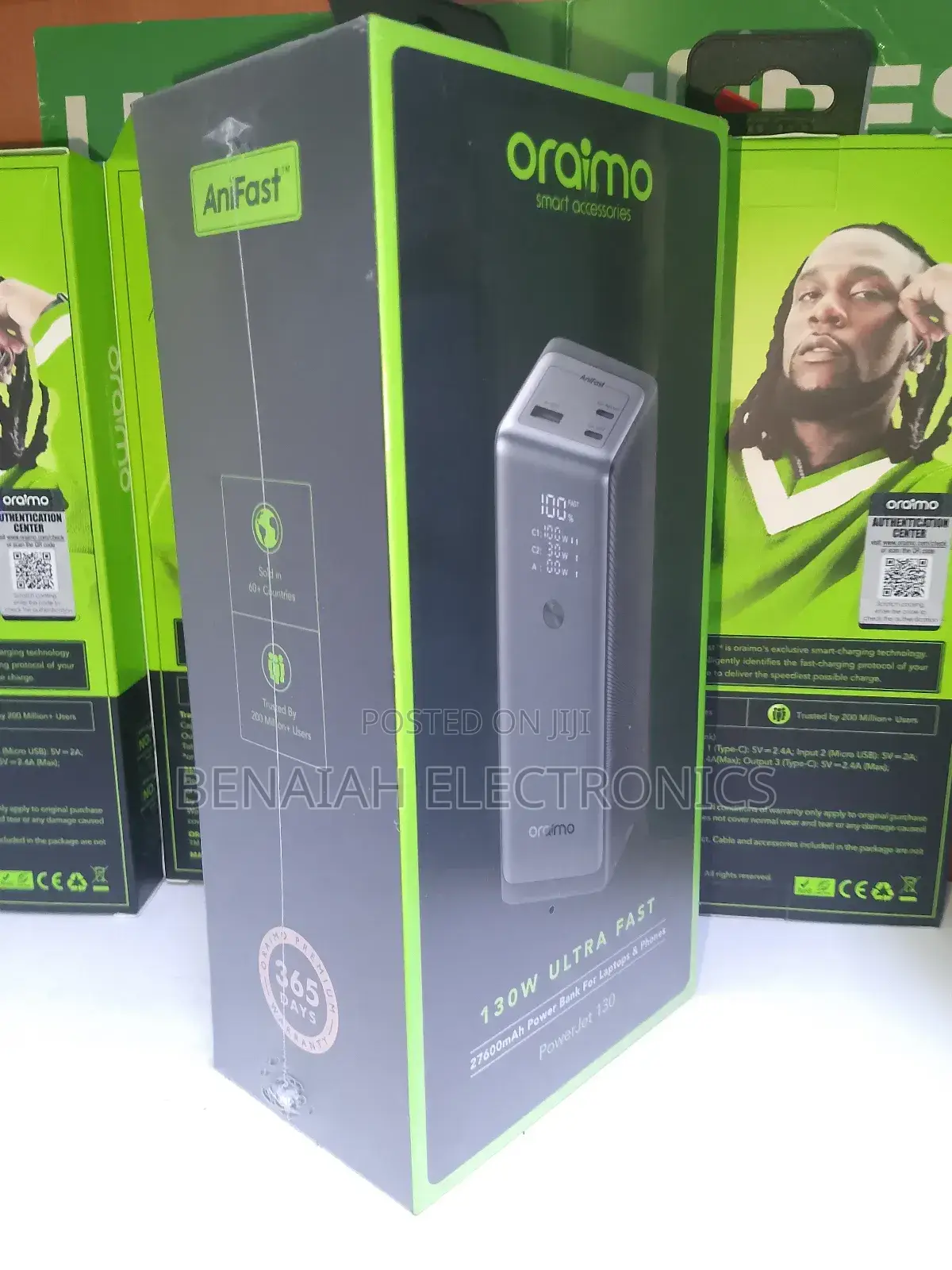 27600 Watts Oraimo Powerbank for Laptop and Phones