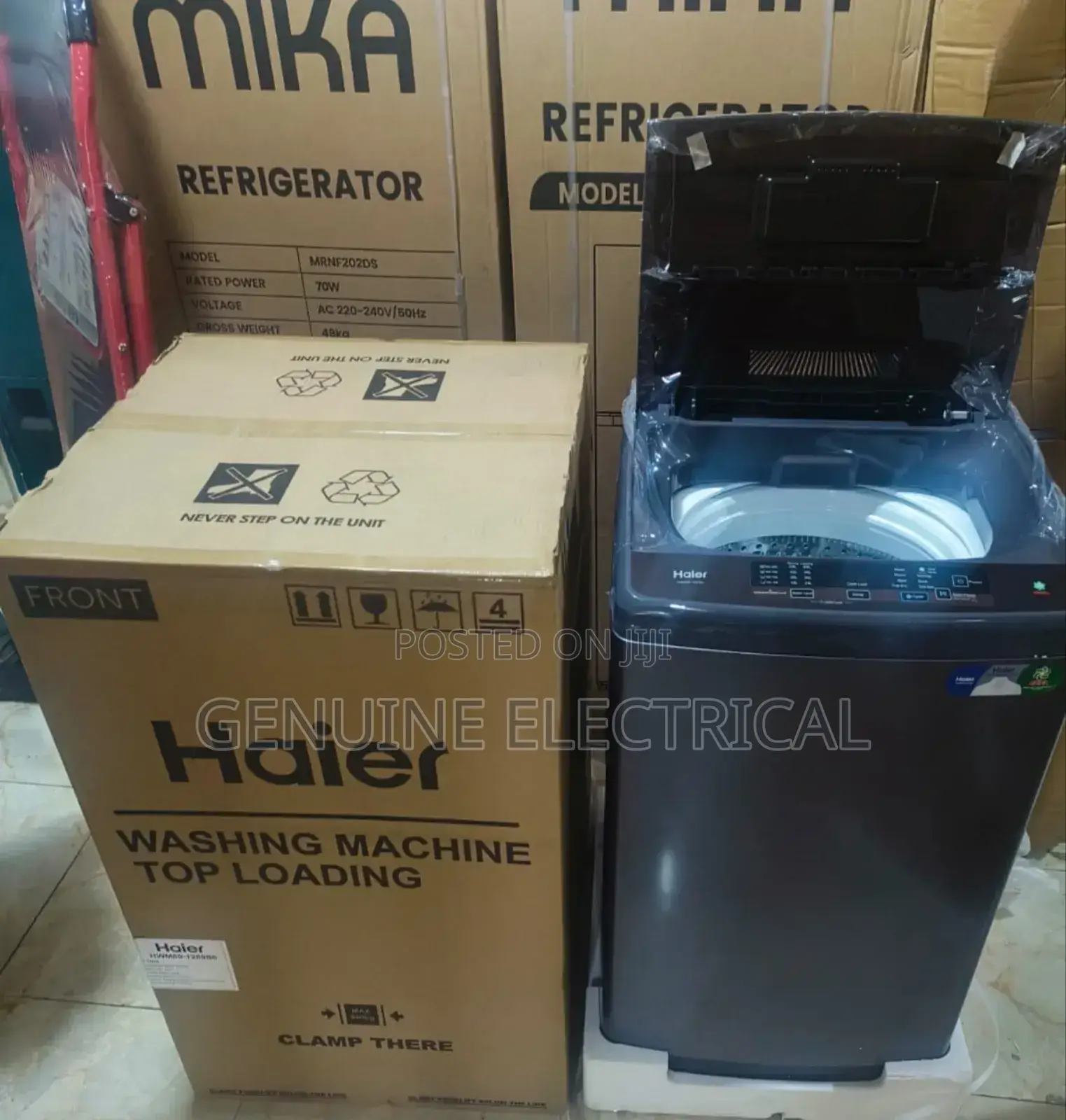 Haier Hwm80-1269s6 Top Loader Washing Machine 8kg Grey