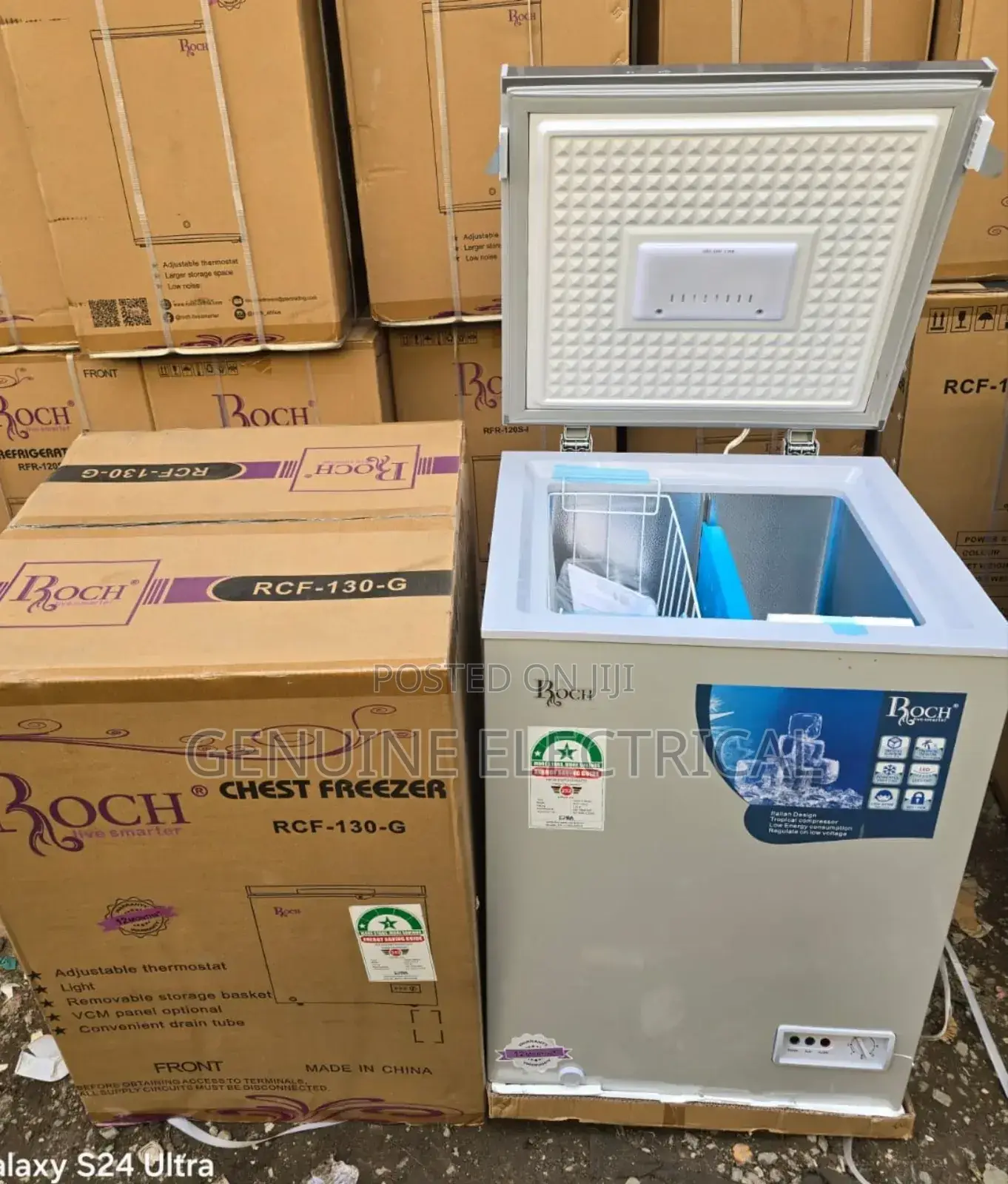 Roch RCF-130g Deep Chest Freezer Roch