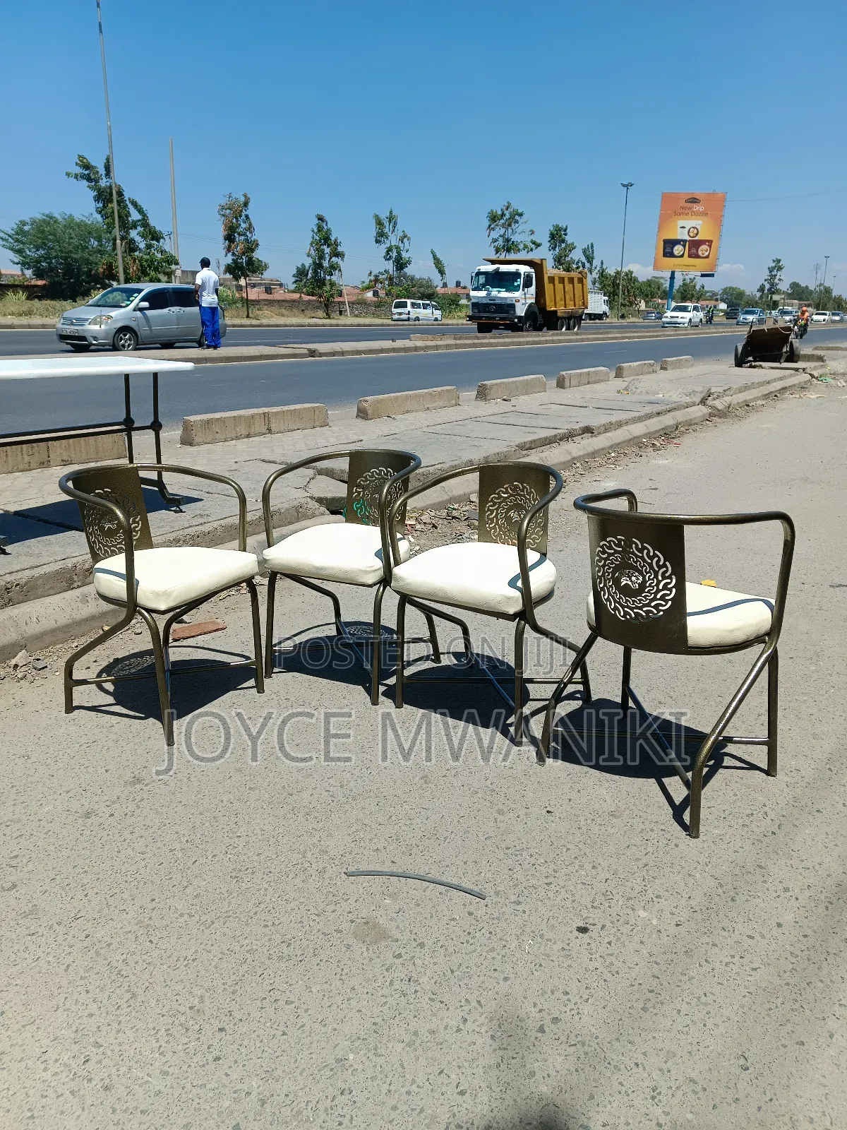 Restaurant Powder Coated Laser Chairs 