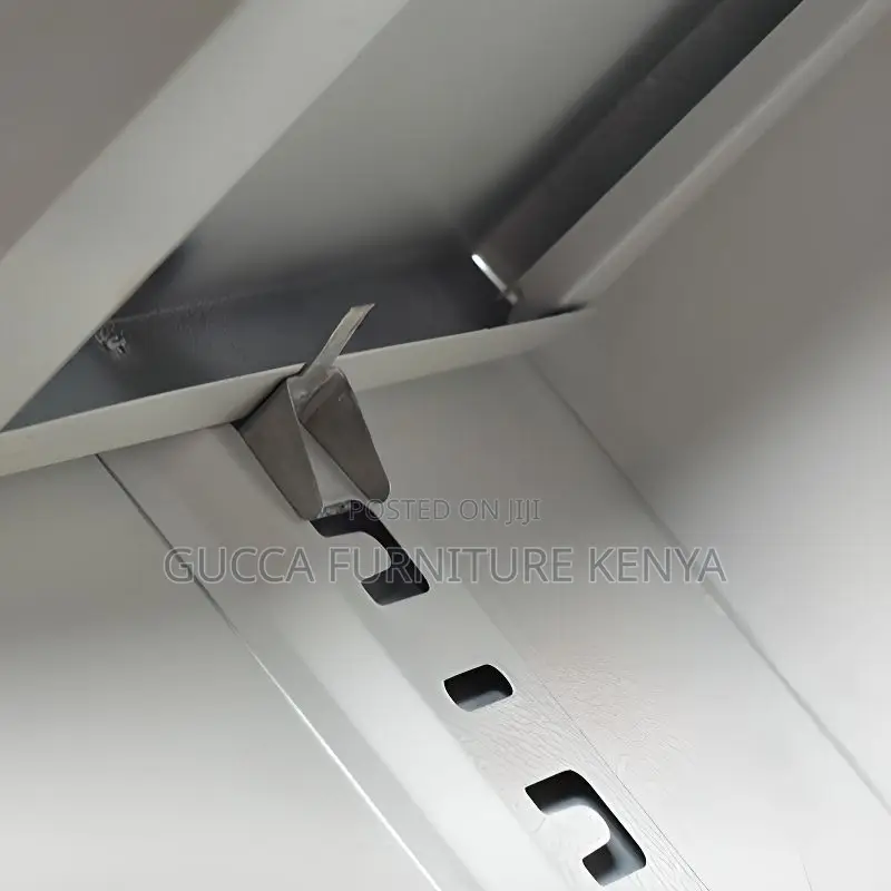 Cabinets: 2-Door Half Glasss/Steel Storage Cabinet