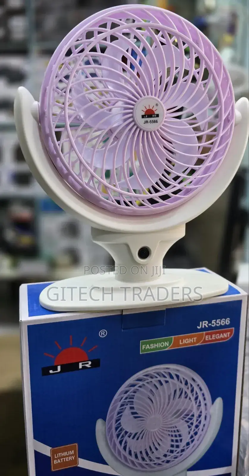 *Mini Rechargeable Table Fan