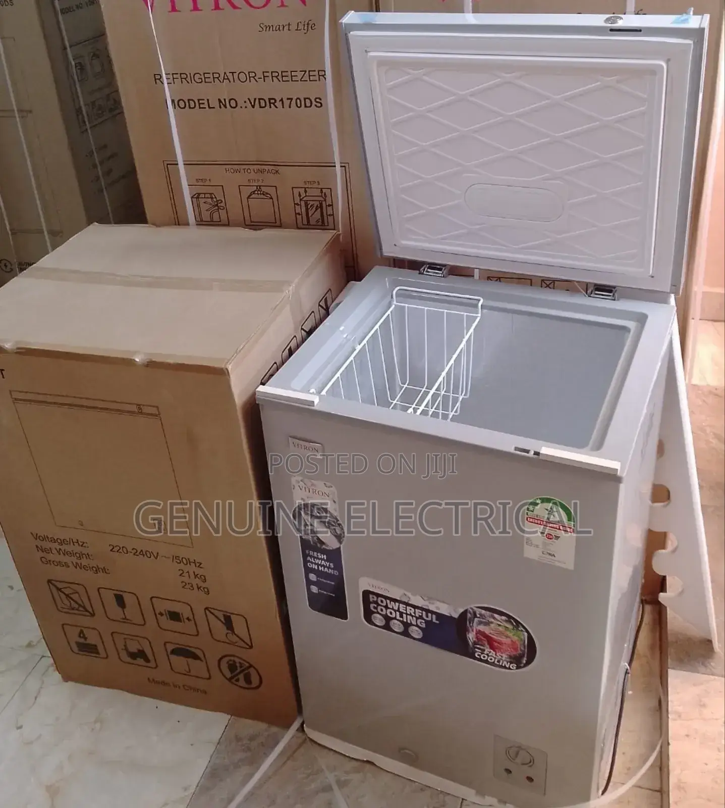 Freezer - Vitron (Vdf142sg) 142 Litres Chest Deep Freezer