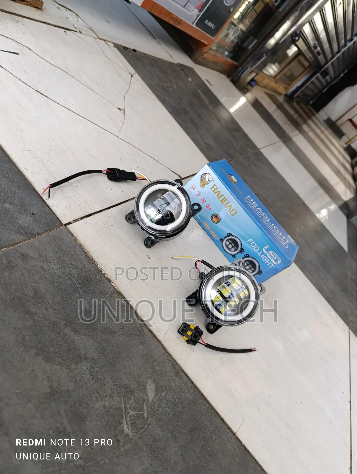 3.5" 4" Universal Led Fog Light + Yellow Indicator