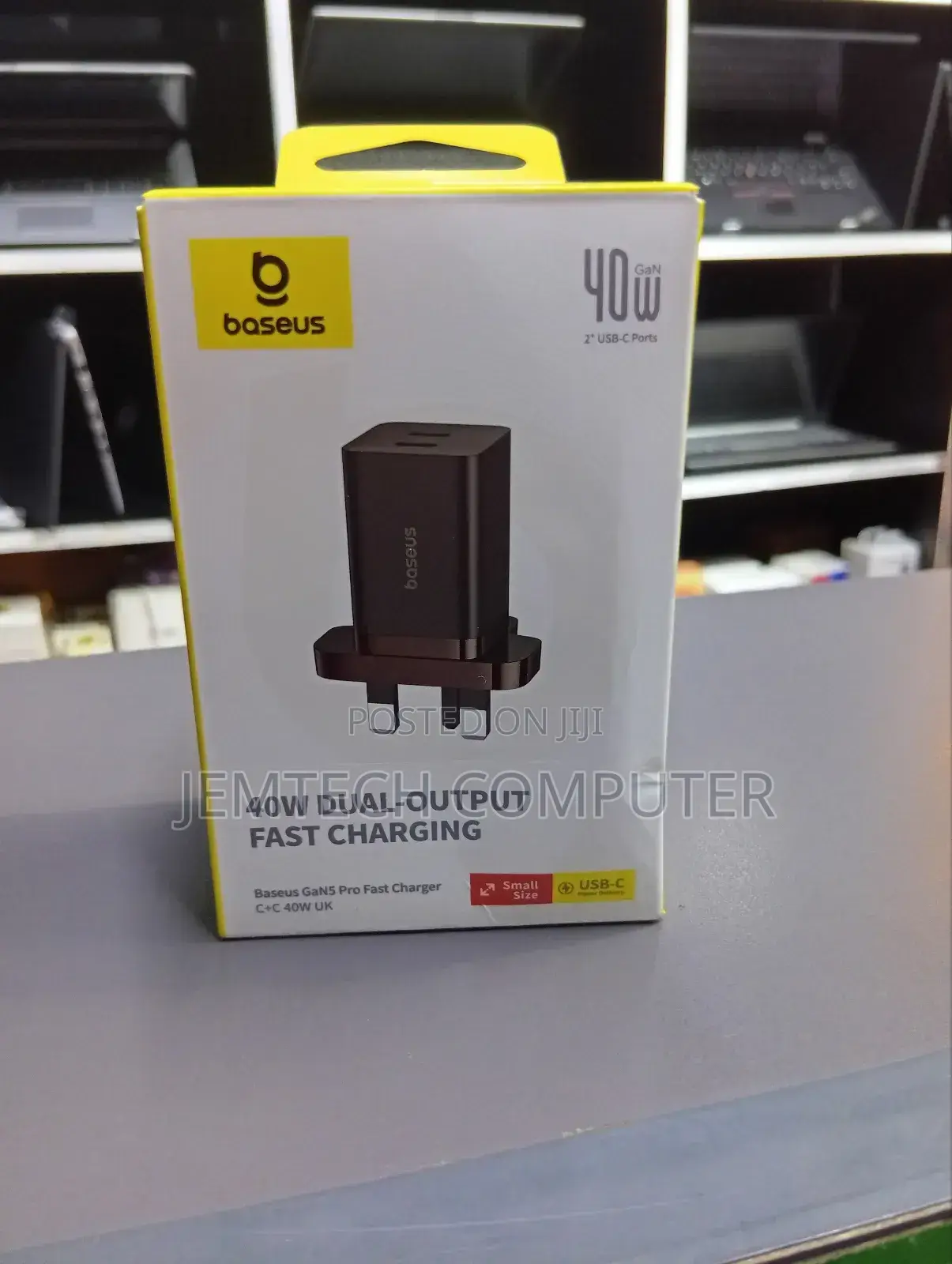 Baseus Gan5 Pro Dual Usb-C Fast Charger 40w