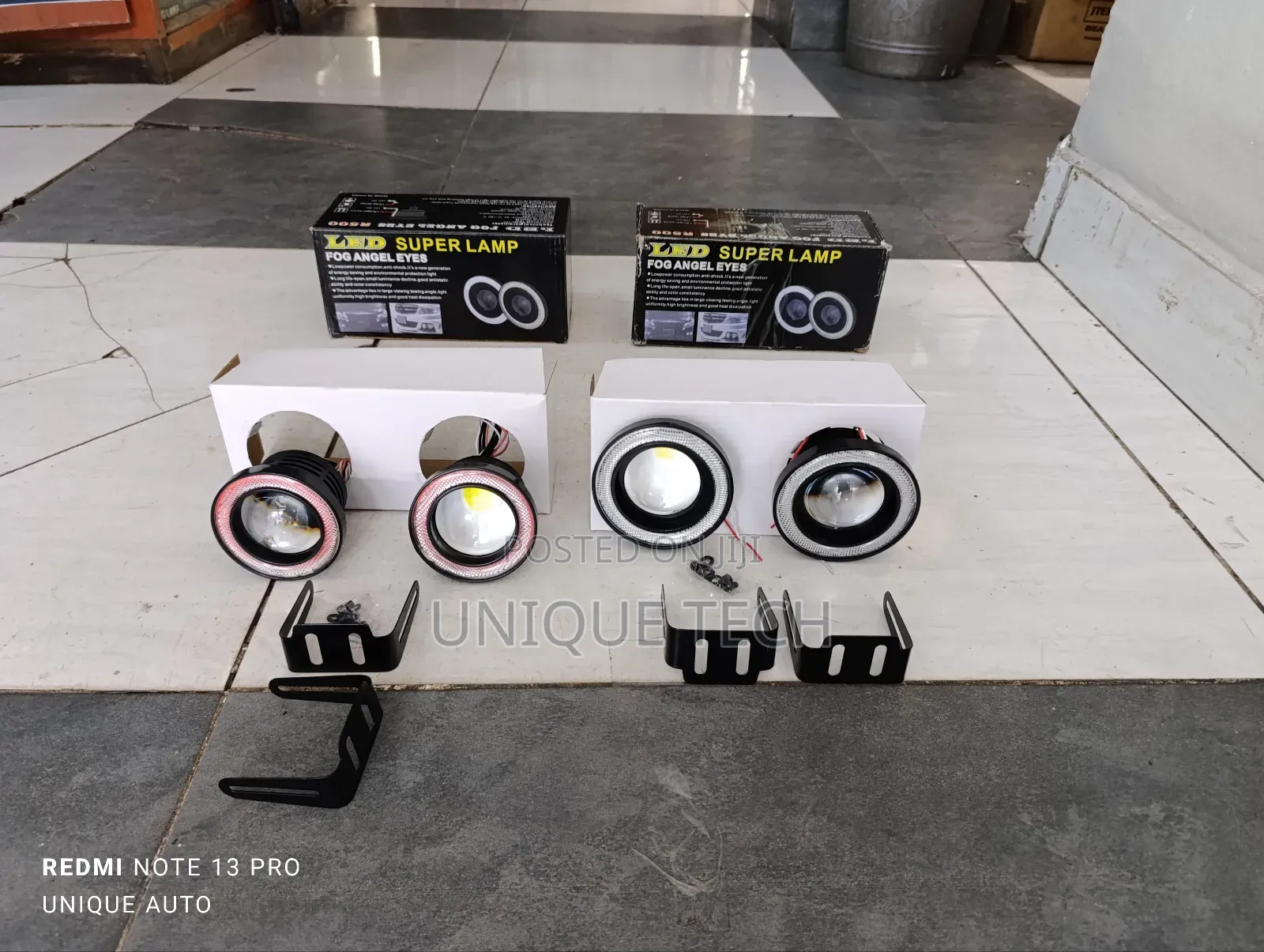 Universal Fit Angel Eye Led Fog Lights – High Visibility