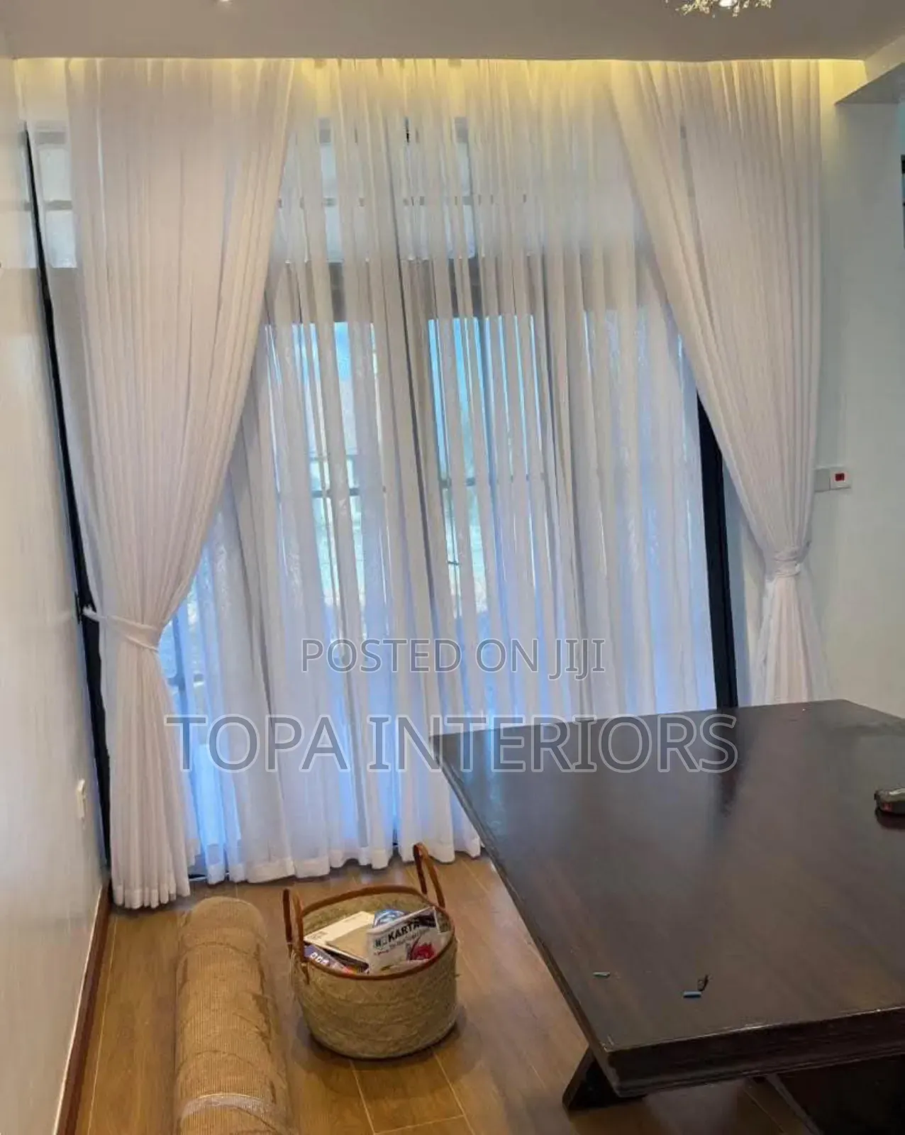 White Curtains for Living Room Windows and Privacy