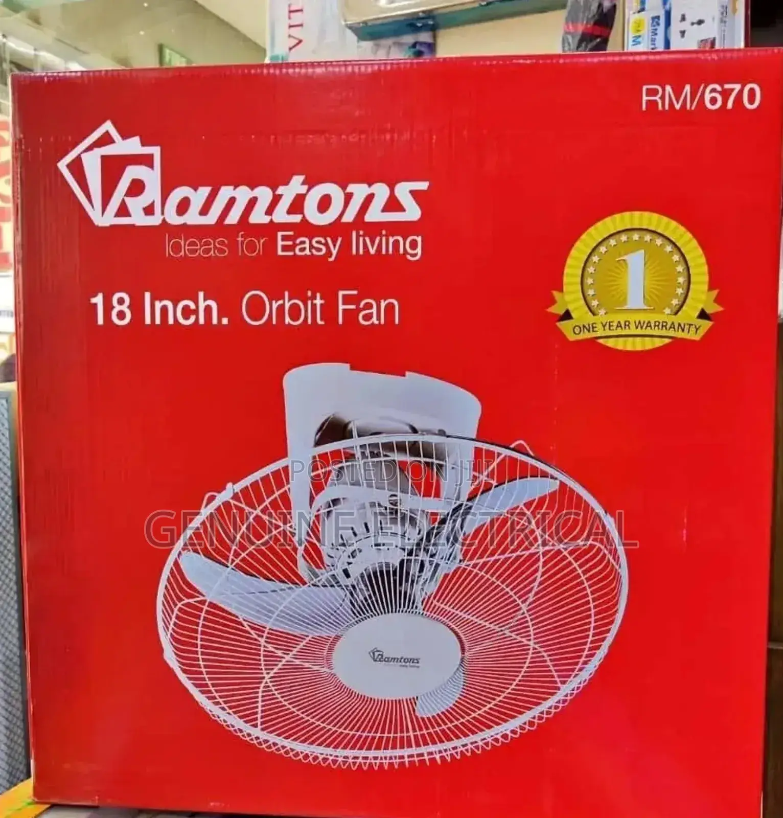 18 Inch Ramtons Orbit Fan Rf/Rm