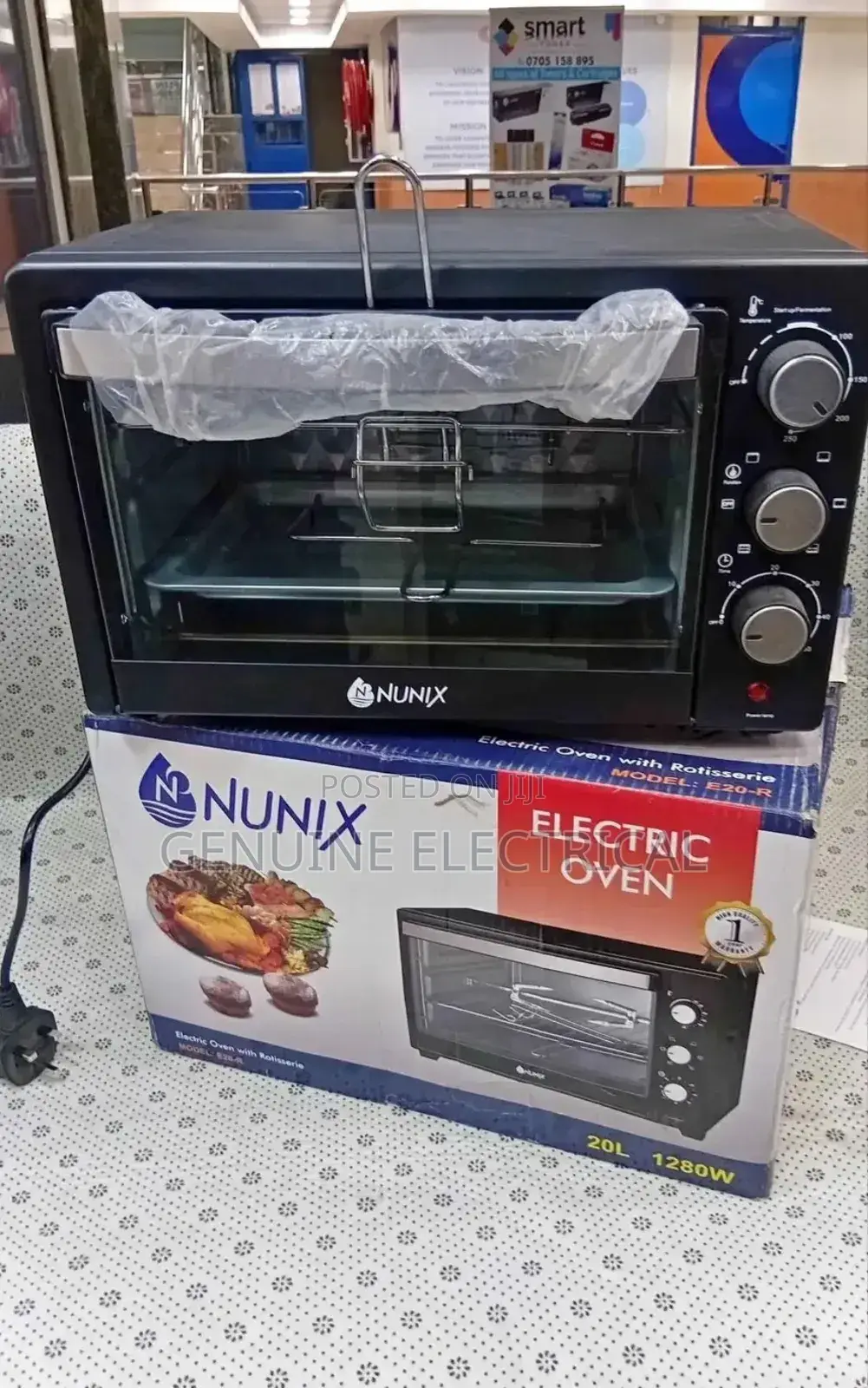 100-200° Electric Oven Microwave 20l Nunix KSH 4,900