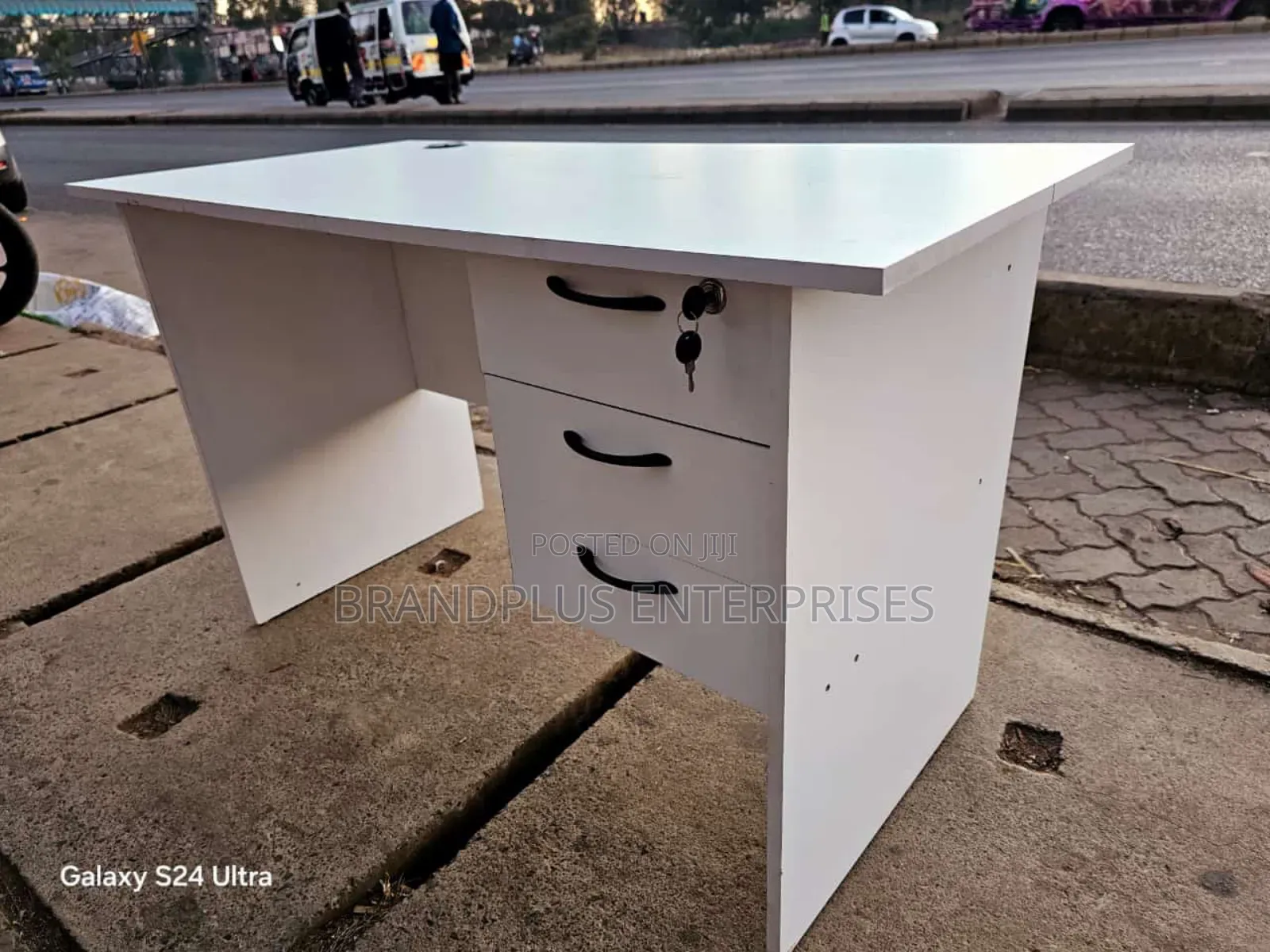 White Office/Home Study Desk