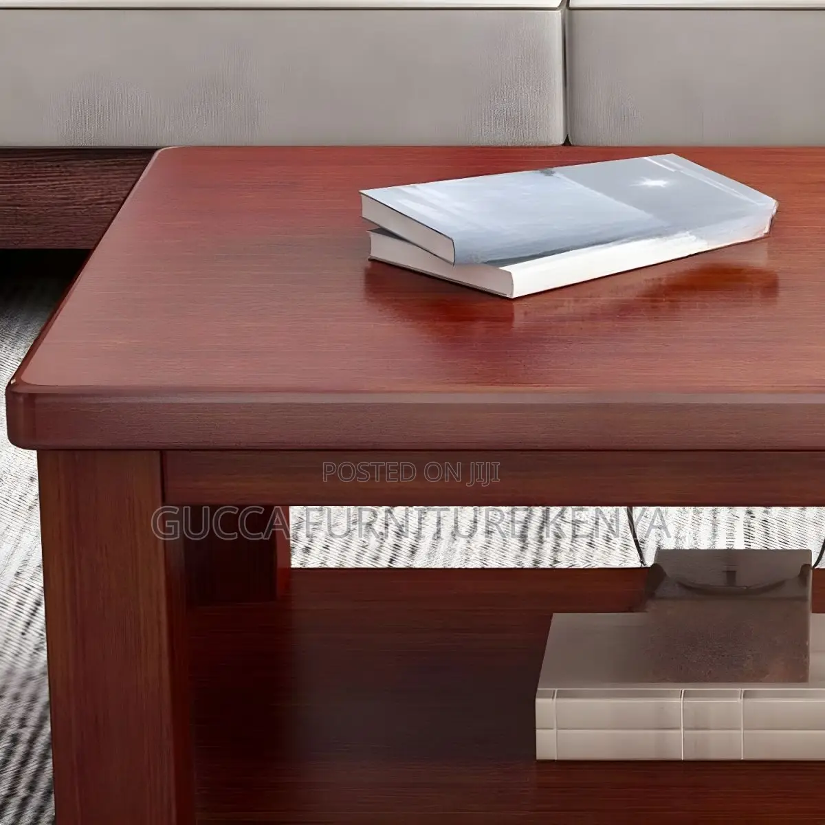 Coffee Tables:120cm Solid Wood Coffee Table With Four Legs