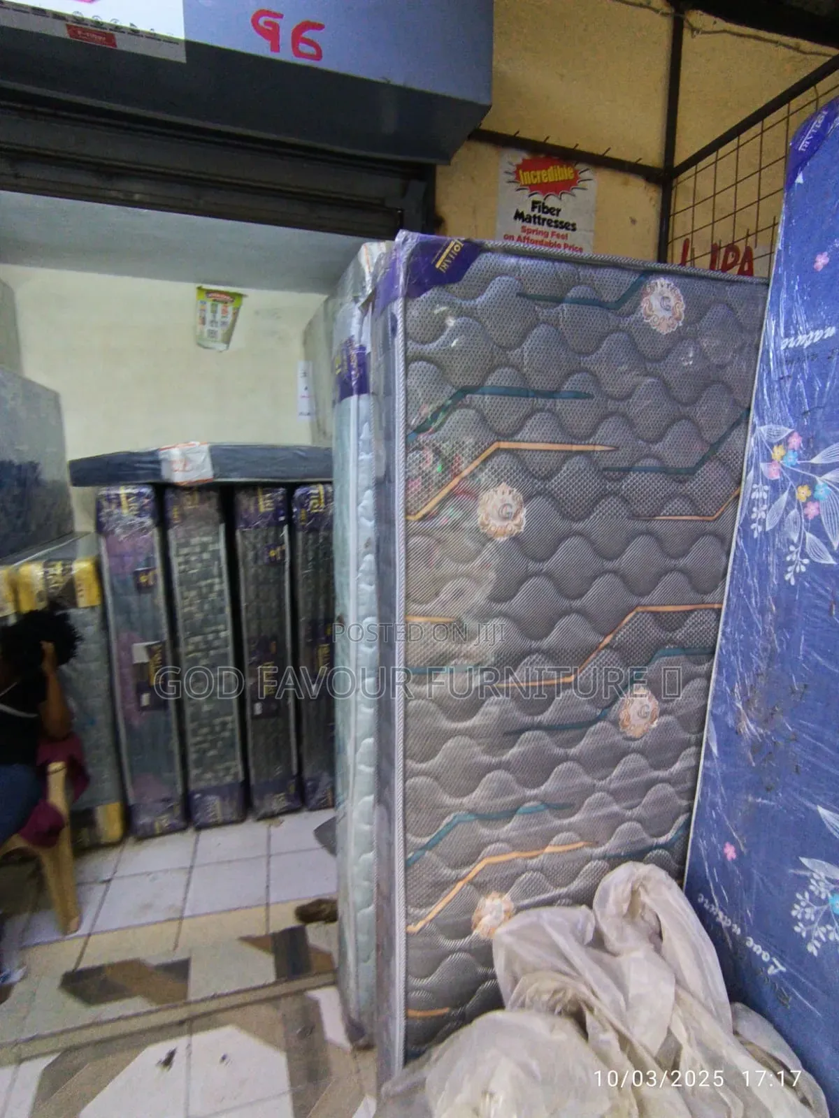Vintage Hypoallergenic Fibre Matress Size 4 by 6 Aq5tf