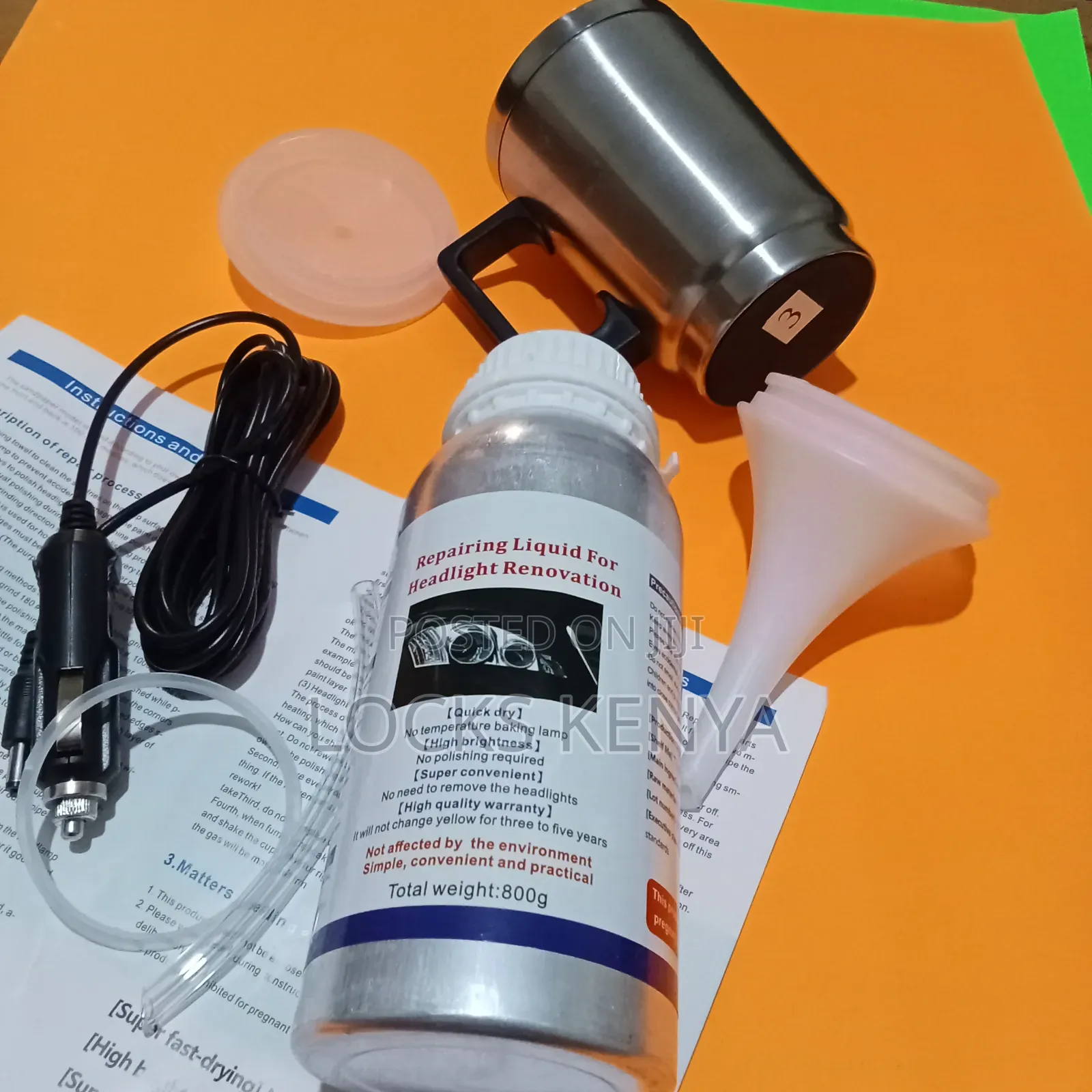 Headlight Restoration Liquid