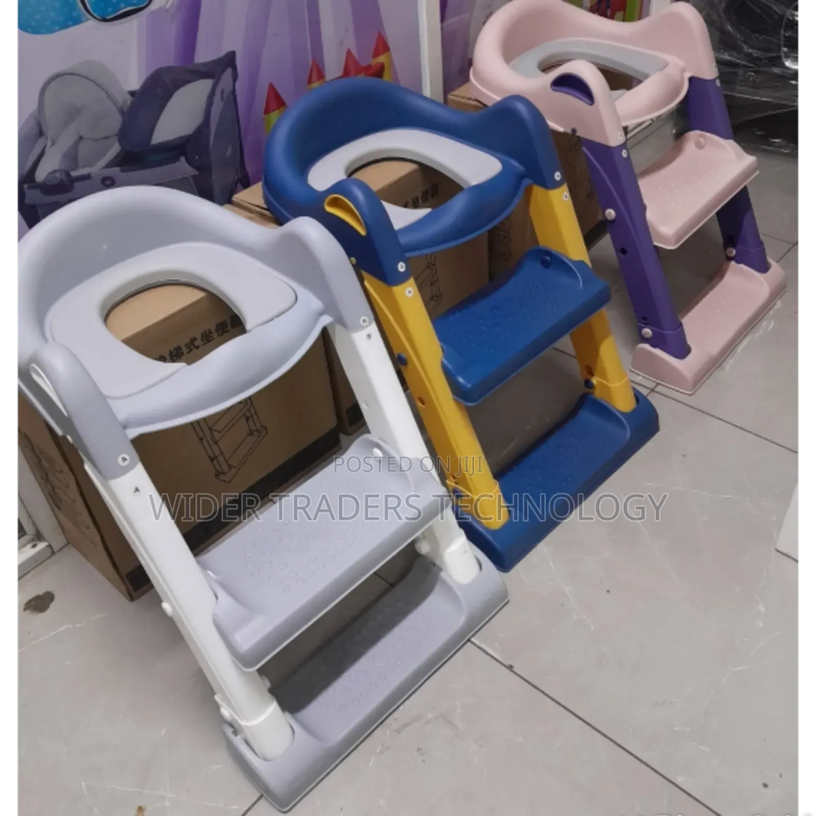 2-in-1 Portable Step Ladder Toilet Training Potty