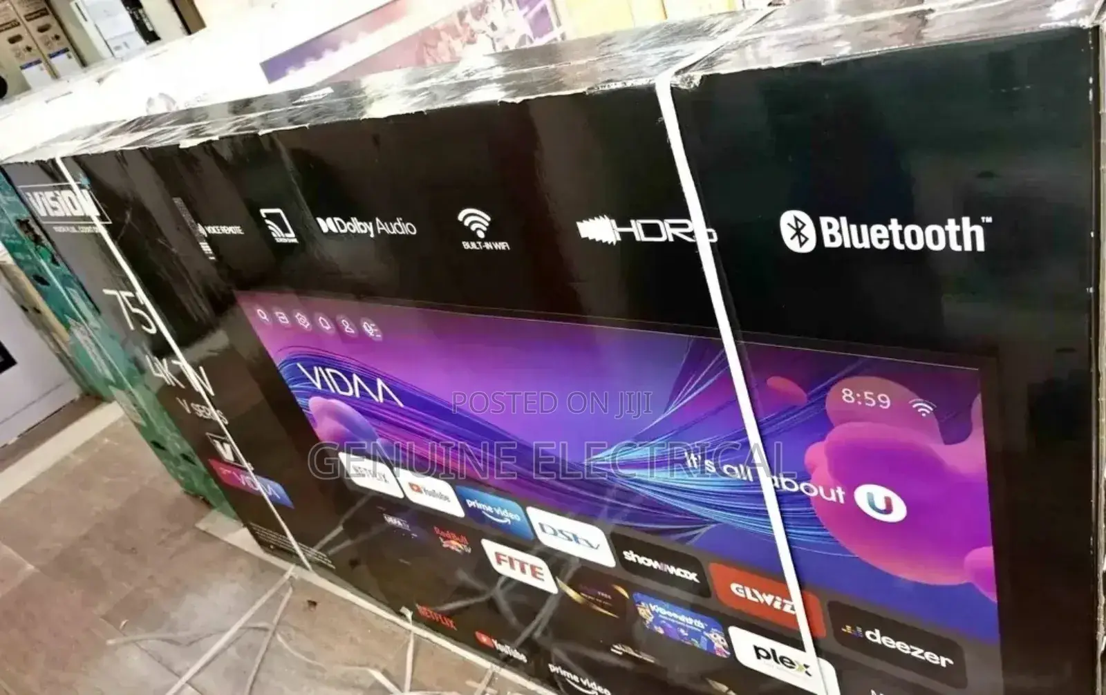 Vision 75 Inches Smart Android Vidaa Tv