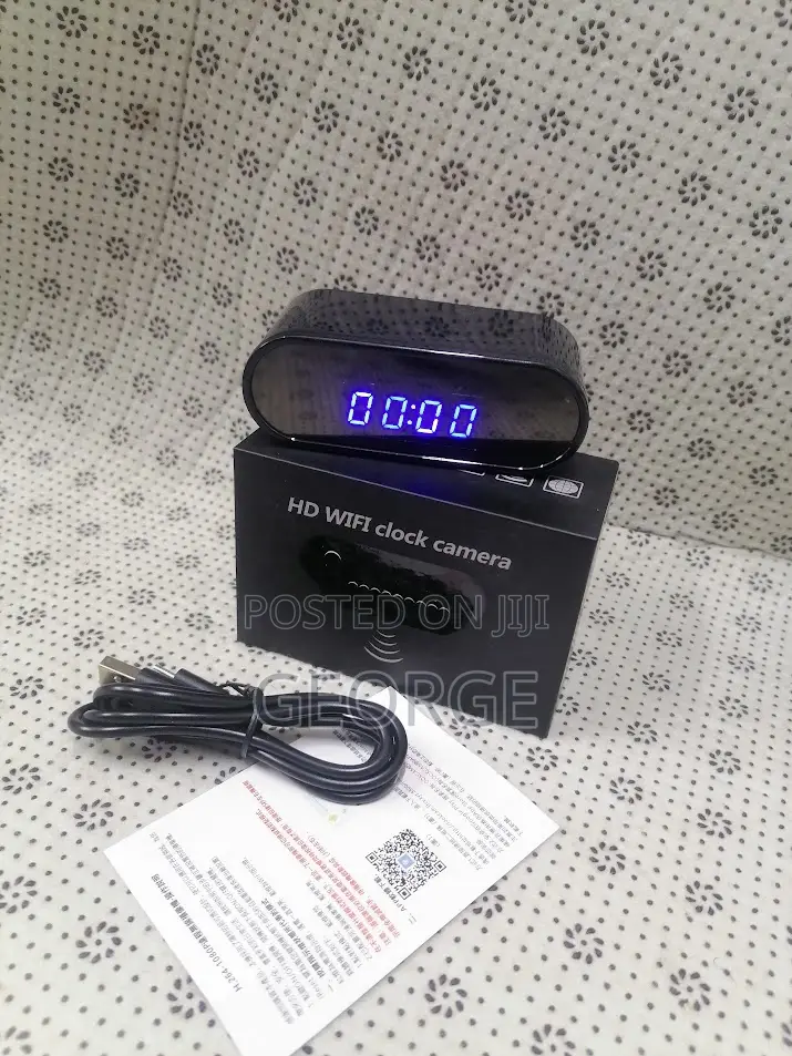 Imported Quality Hd Wifi Clock Camera Hidden Camera