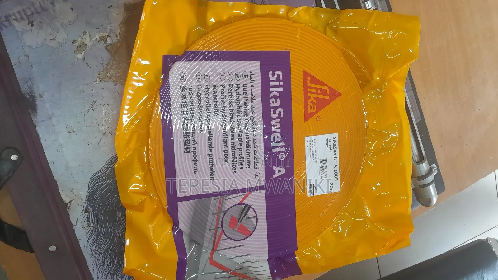 Sikaswell A/Water Activated Joint Sealing  Waterstop