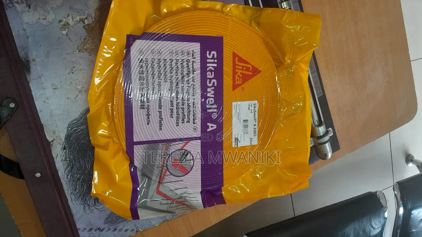 Sikaswell A/Water Activated Joint Sealing  Waterstop