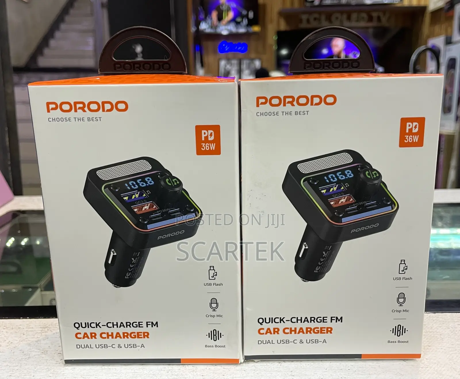 Porodo Car Charger