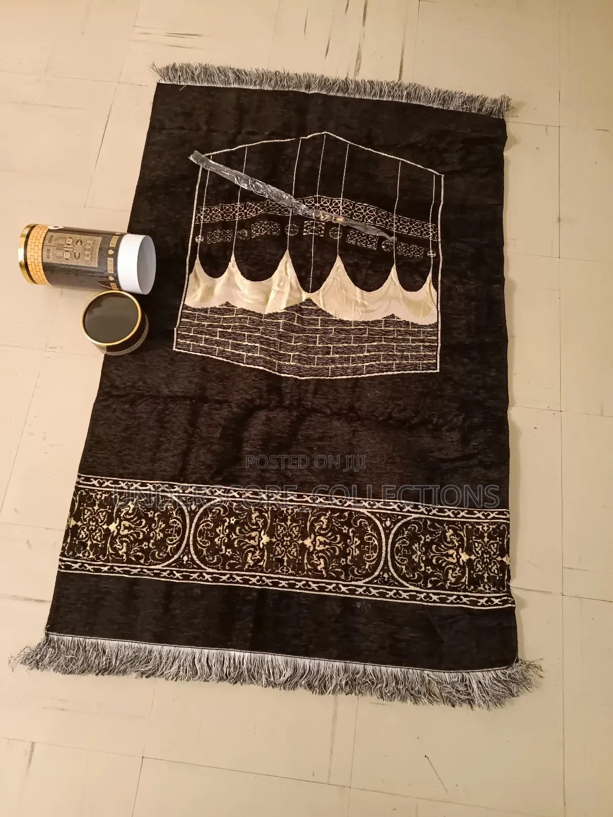 Unisex Black Muslim Prayer Mats