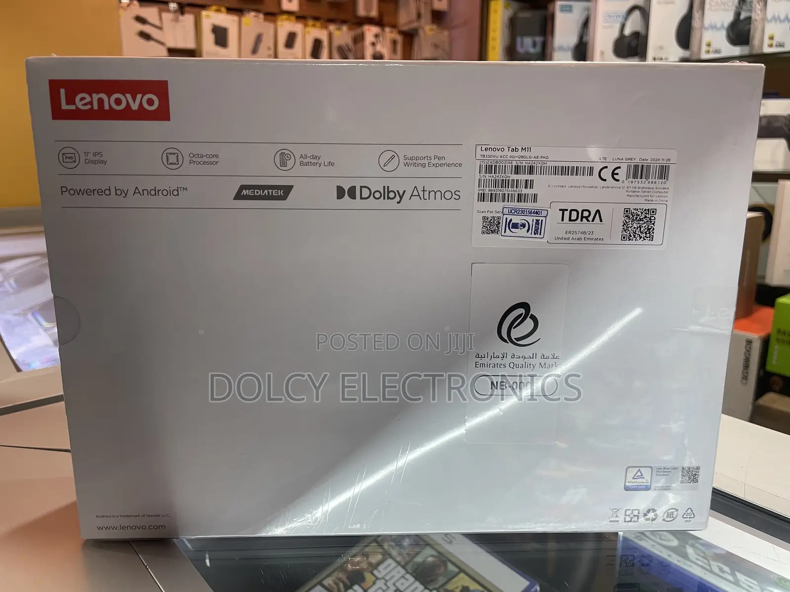 New Lenovo Tab M11 64 GB Gray