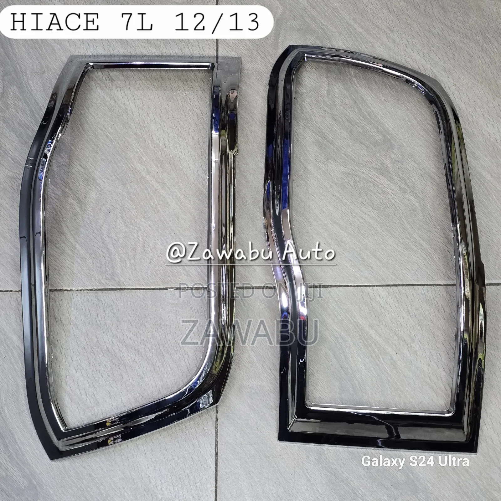 Headlight Chrome Hiace 7l 2012/14