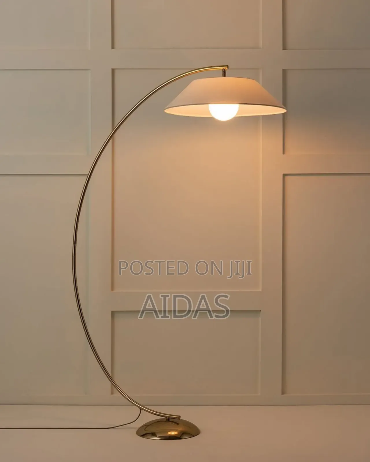 Curved Executive Floor Lamp for Home Decor