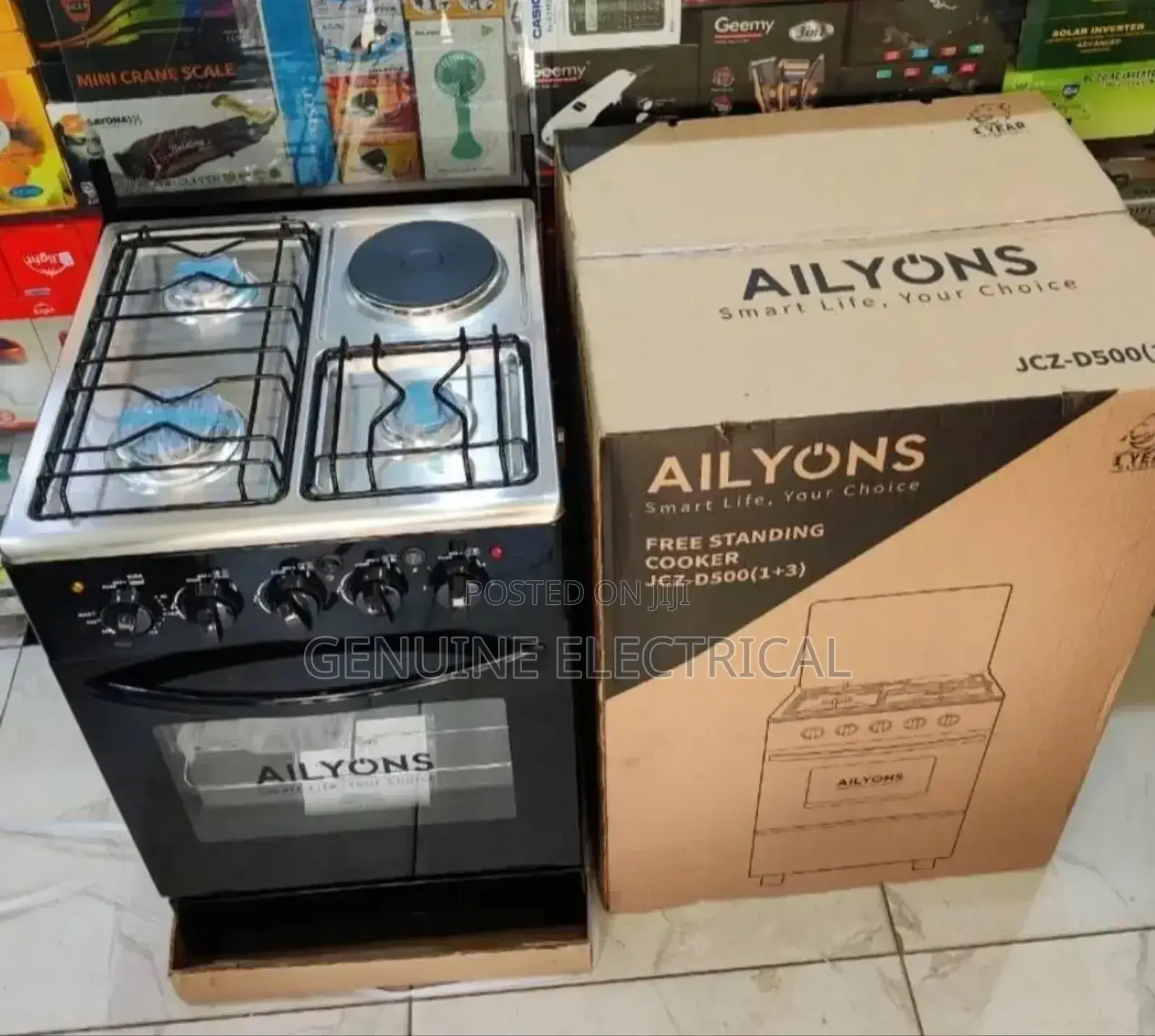 60*60 Ailyons 3+1 Free Standing Gas Cooker A3g+1