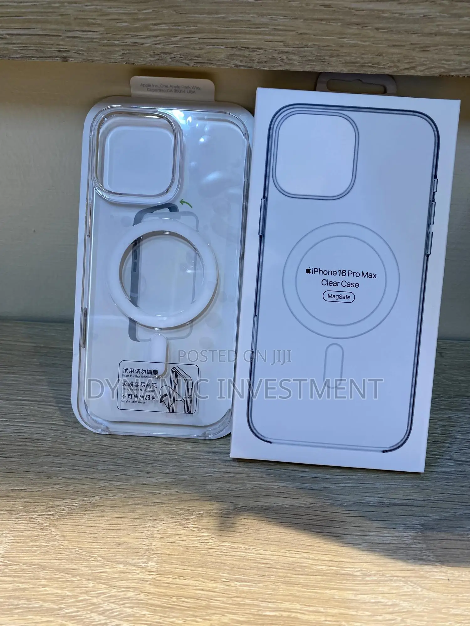 iPhone 16 Pro Max Clear Hard Case Cover Magsafe With Buttons