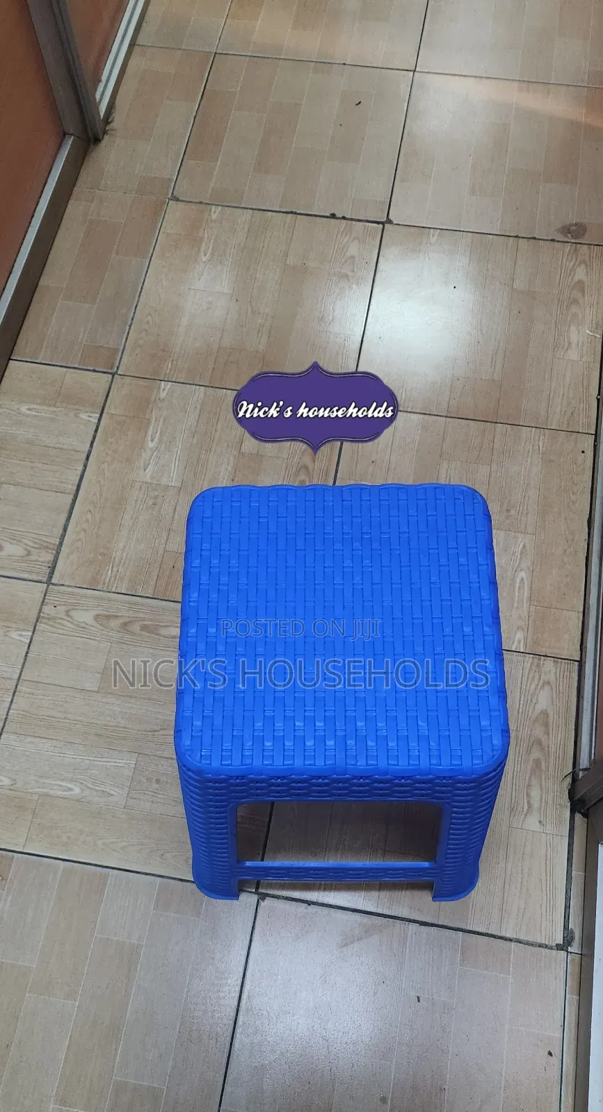 Plastic Stool Blue