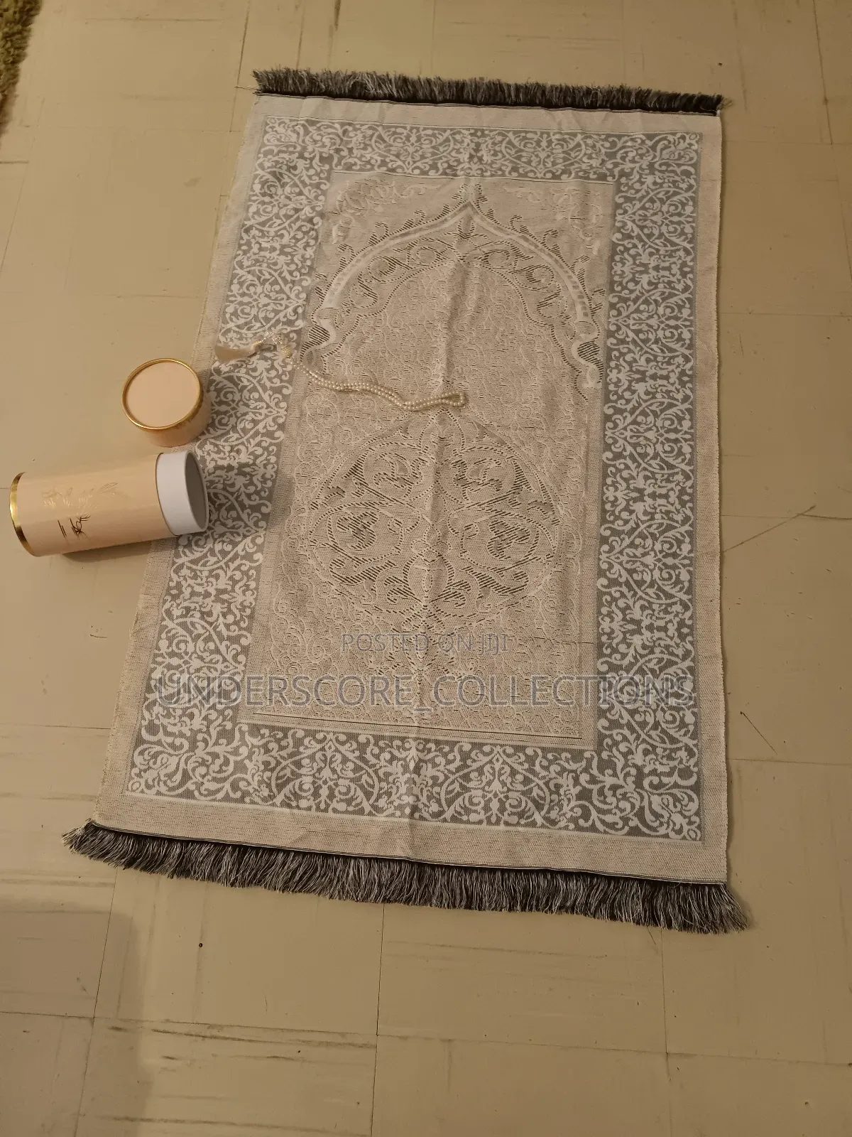 Beige Unisex Prayer Mat
