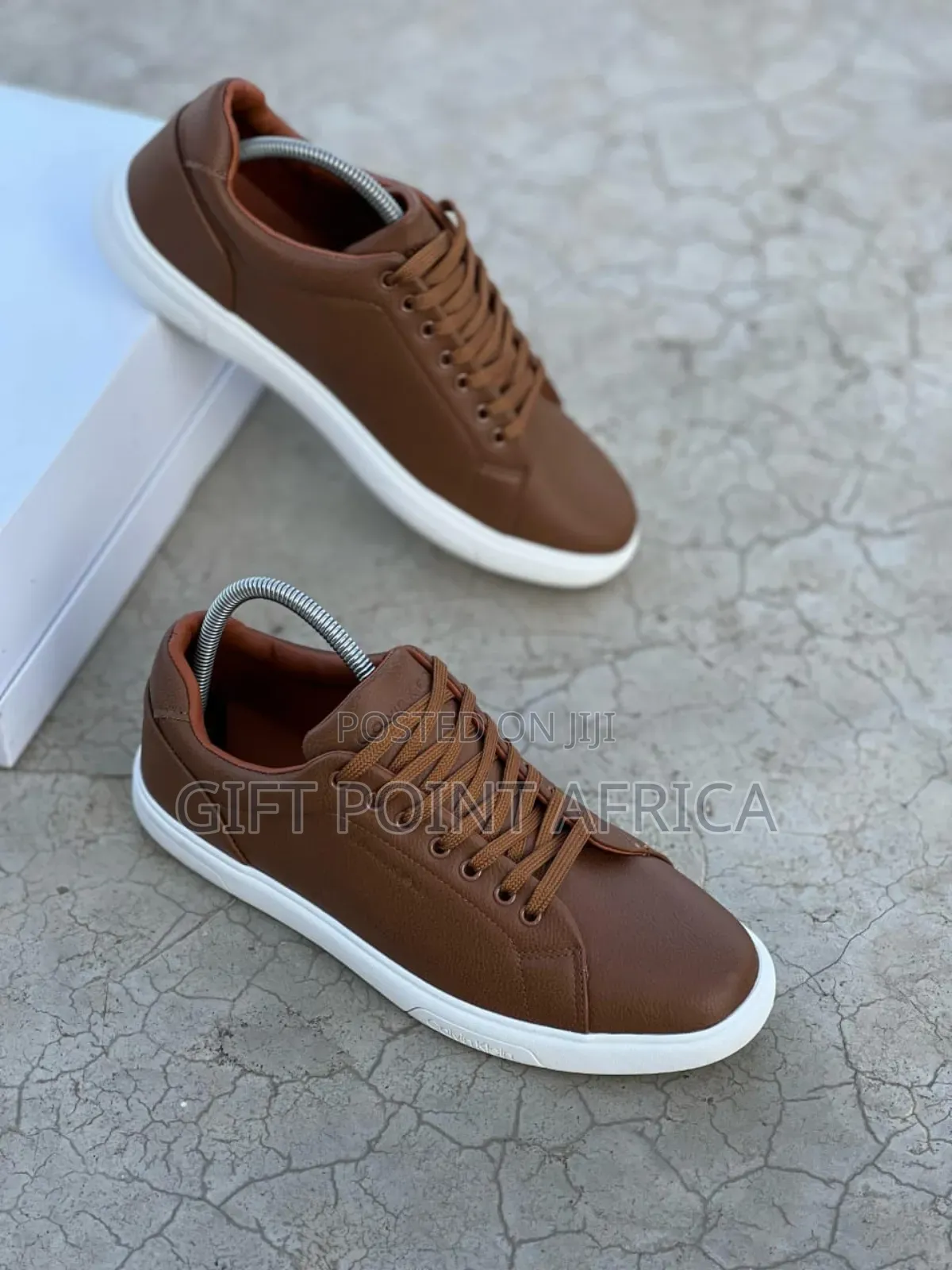 Brown Calvin Klein Smart Casual Sneakers