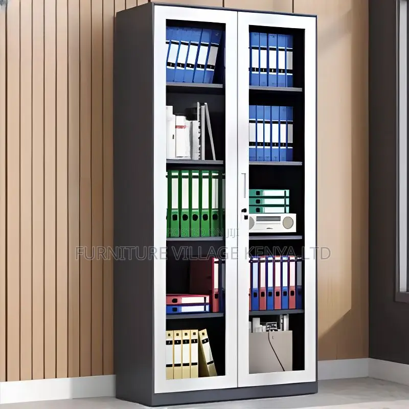 Freestanding Key-Locked Safe Office Storage Unit