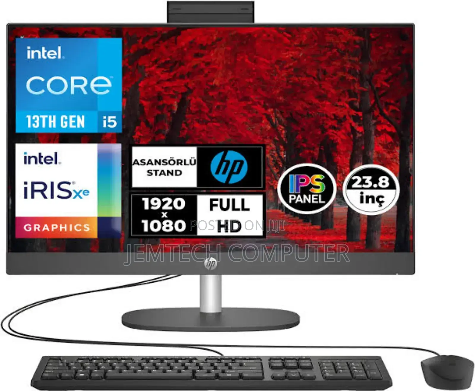 New Desktop Computer HP 290 G9 All-in-One 8GB Intel Core I5 SSD 512GB