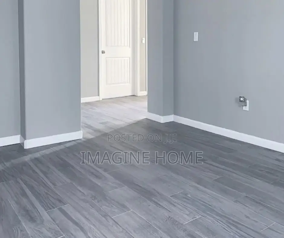 Vinly Floor Mkeka Wa Mbao Grey Color