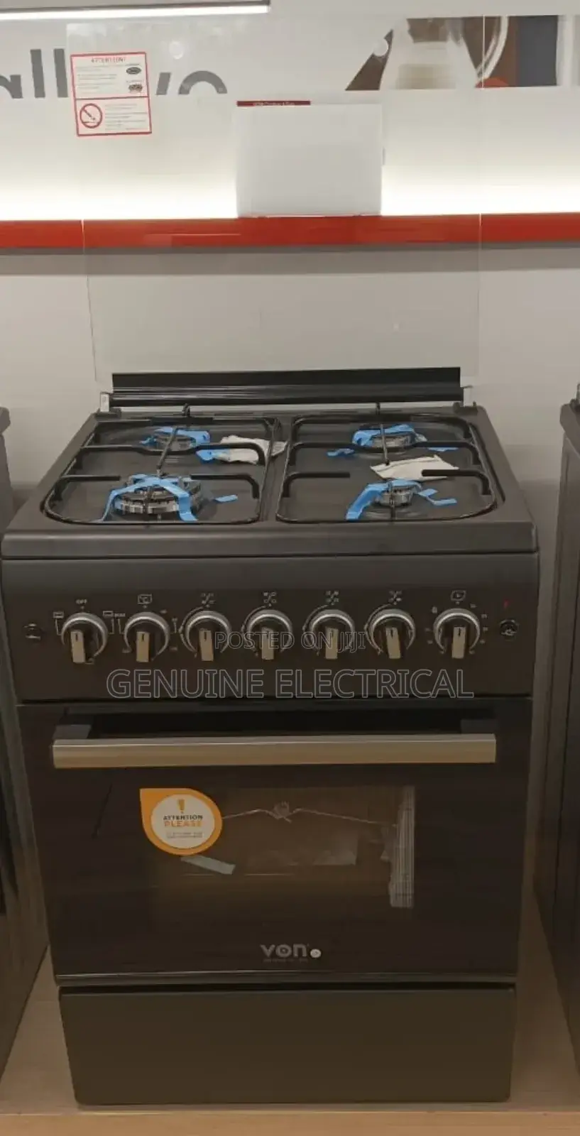Von 60by60 Full Gas Standing Cooker